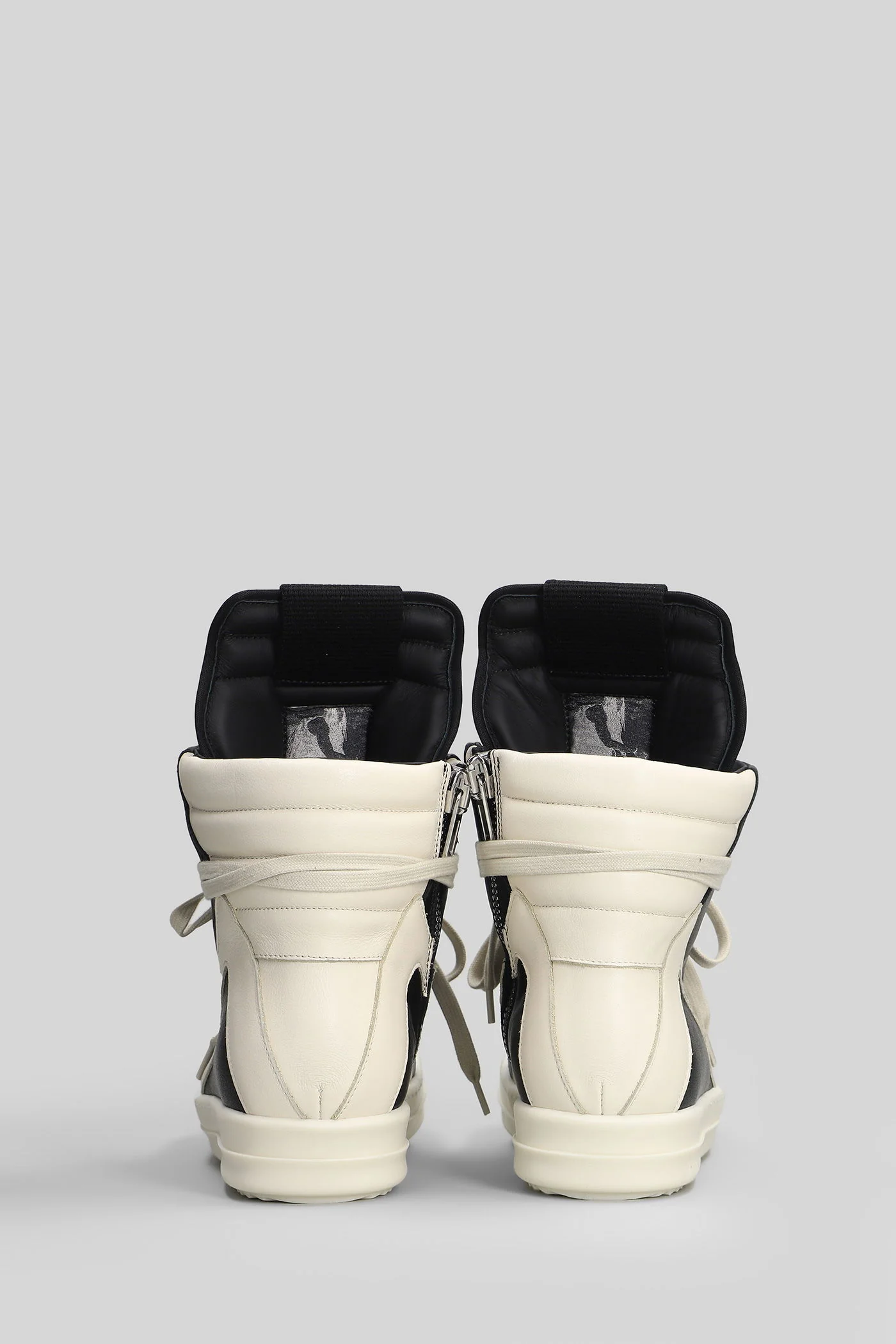 Geobasket Sneakers in black leather - Image 4