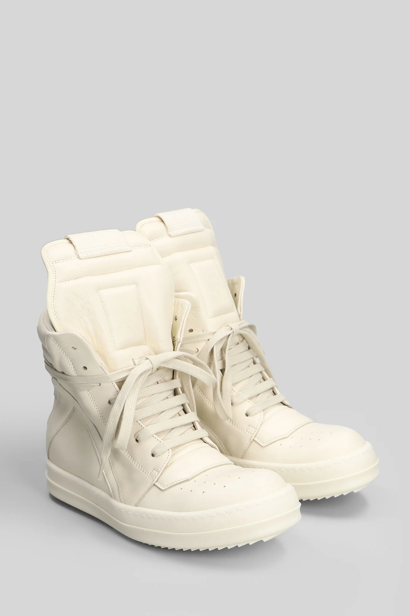 Geobasket Sneakers in white leather - Image 2