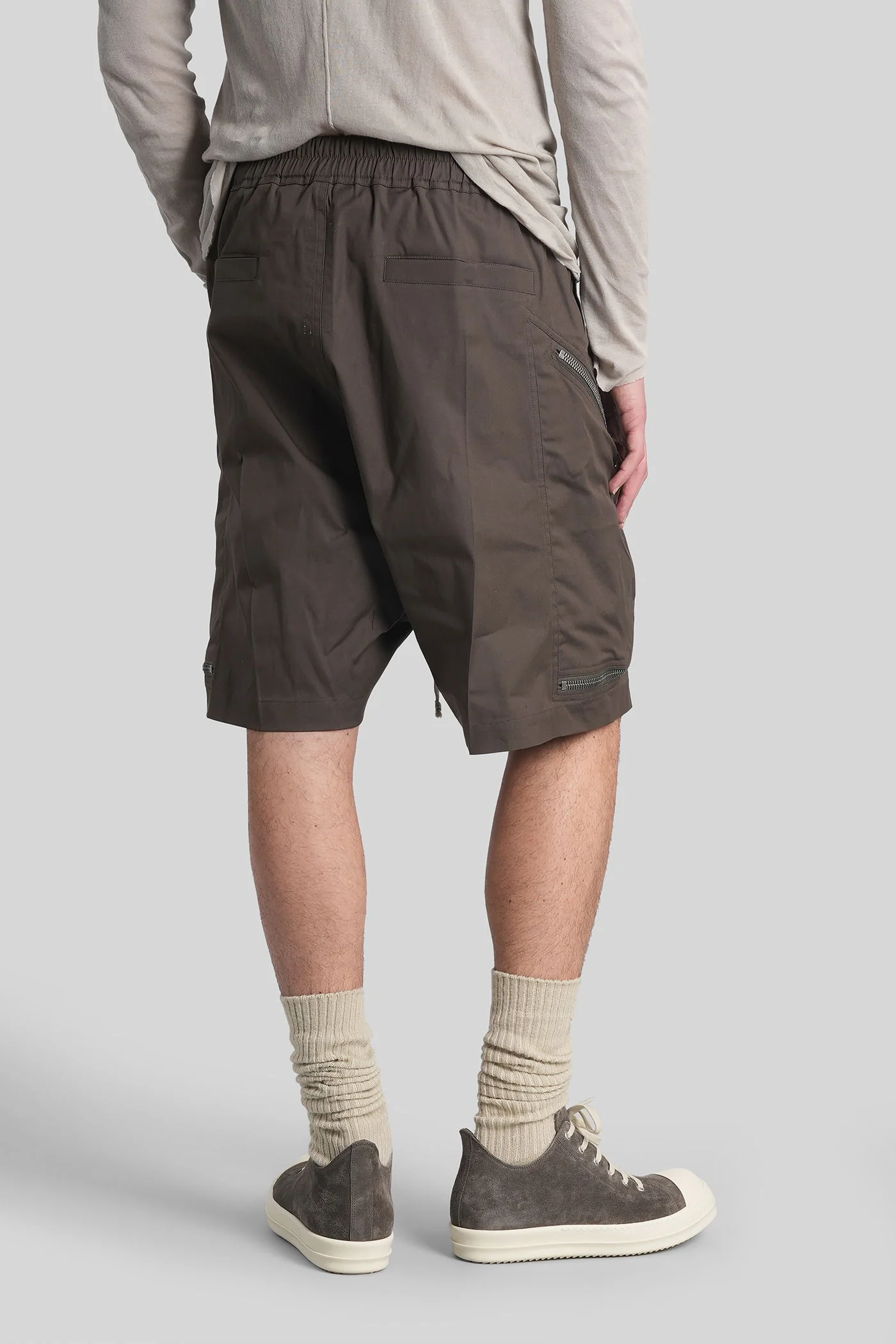 Heizer bela Shorts in grey cotton - Image 3