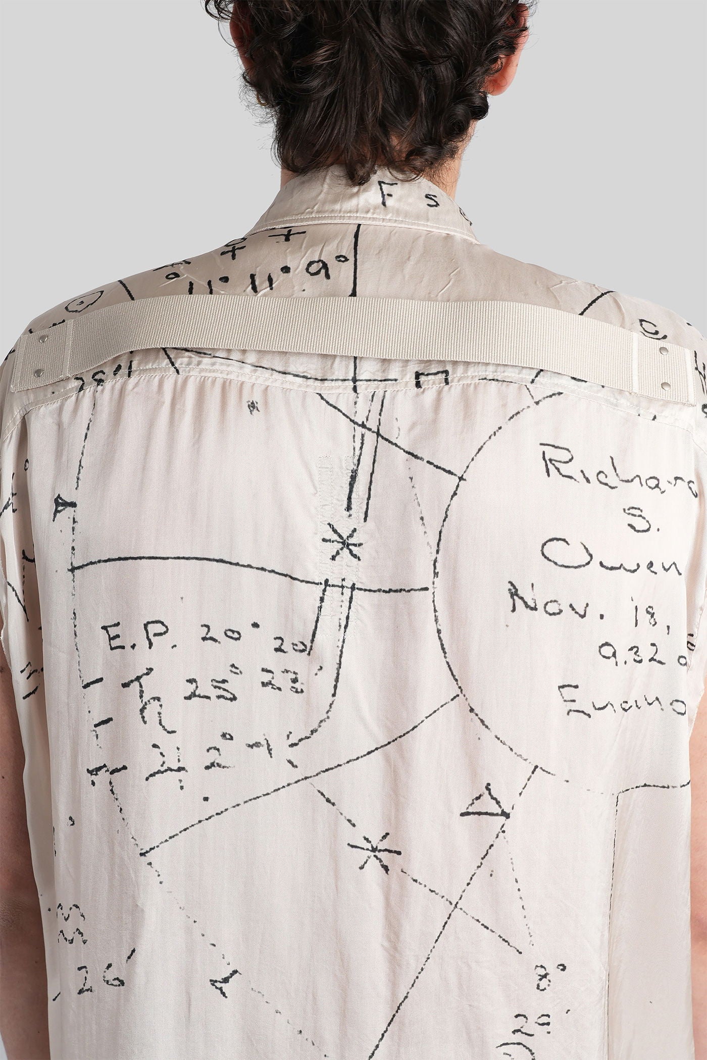 Jumbo sl outershirt Shirt in white viscose - Image 4