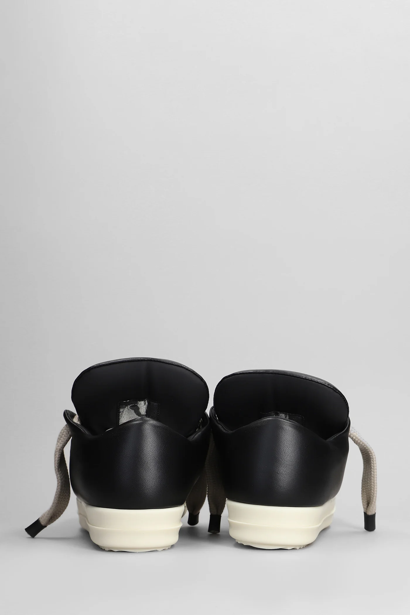 Jumbolaced low sneak Sneakers in black leather - Image 4