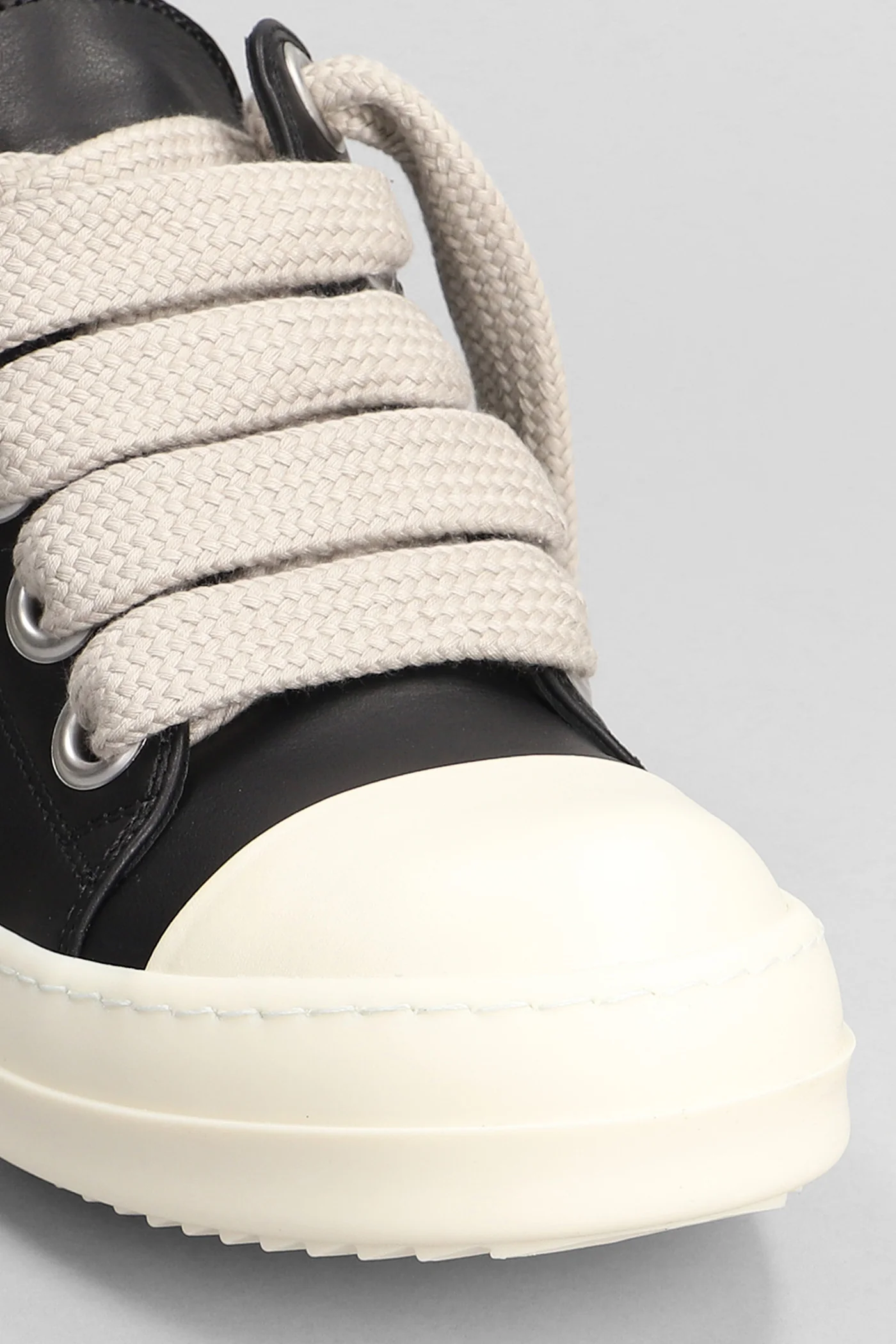 Jumbolaced low sneak Sneakers in black leather - Image 5