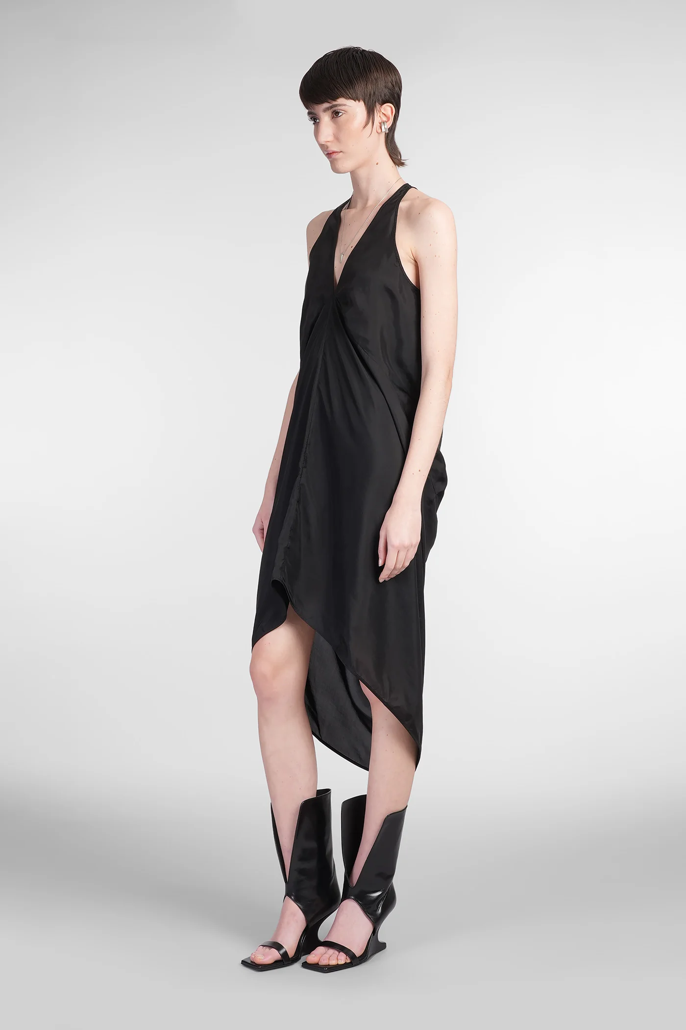 Kite tank dress Long dress in black polyamide polyester - Image 4