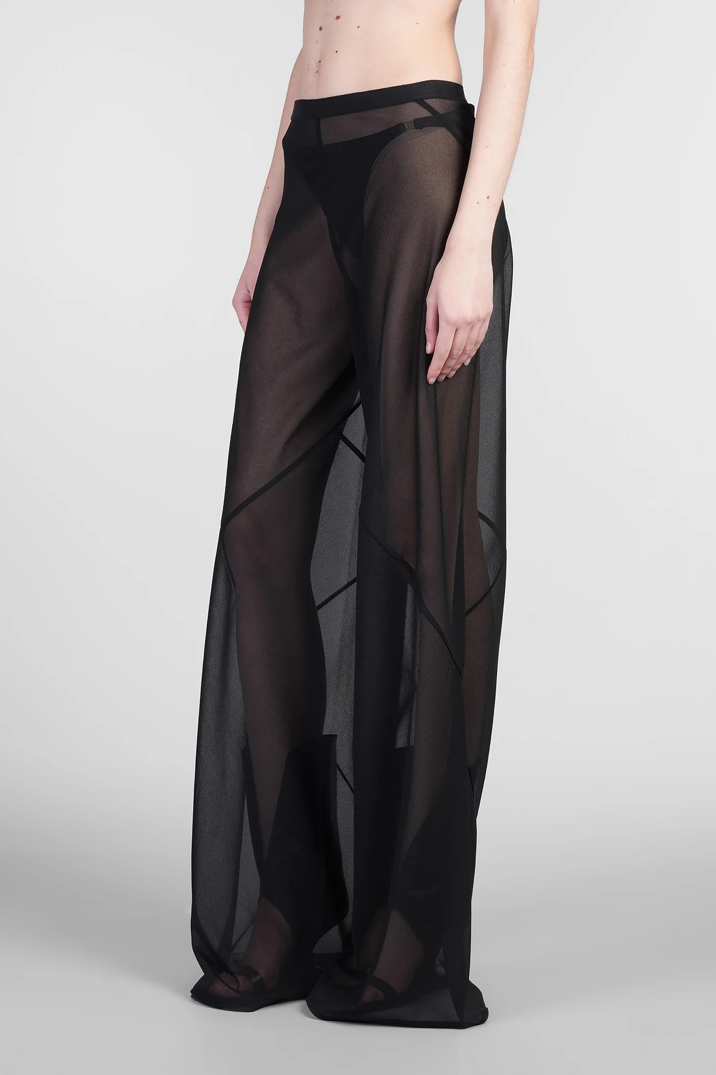 Farrah bias pants Pants in black polyester - Image 4