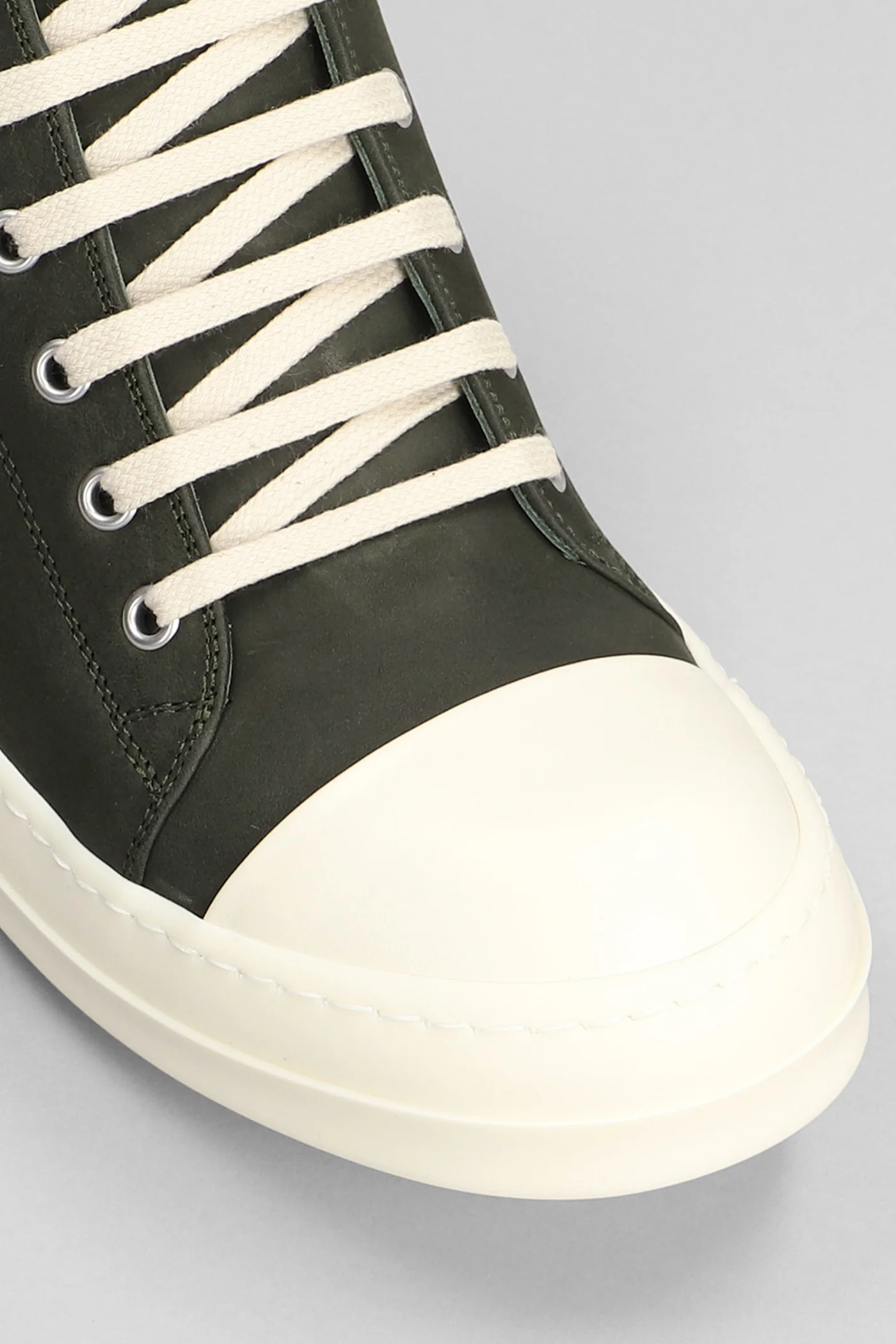 Low sneaks Sneakers in green leather - Image 5