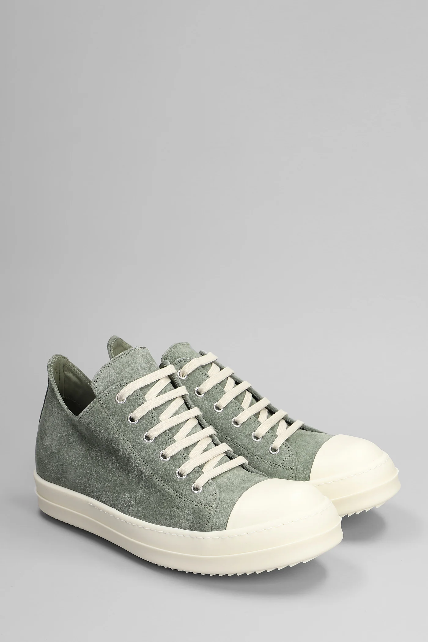Low sneaks Sneakers in green suede - Image 2