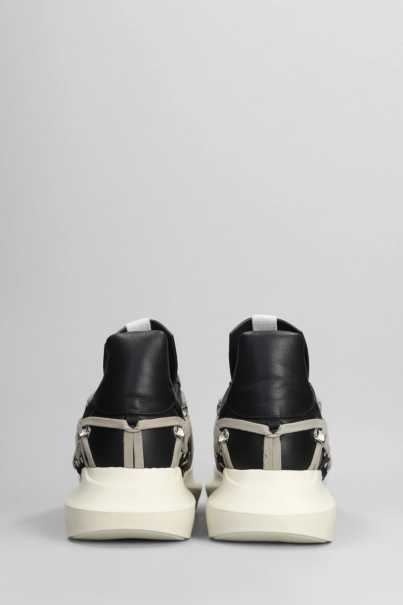 Megalaced geth run Sneakers in black leather - Image 4