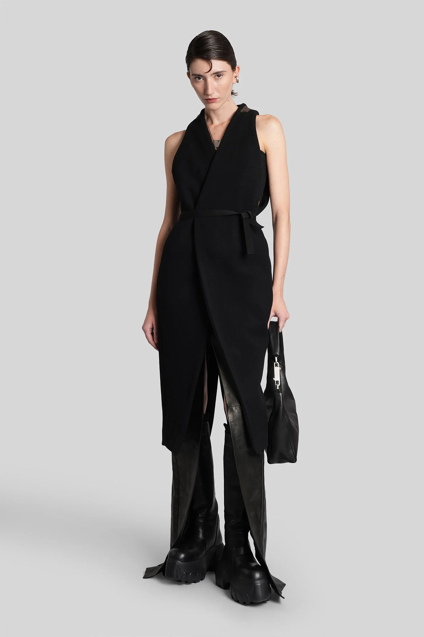 Sl cyclops coat in black wool - Image 2