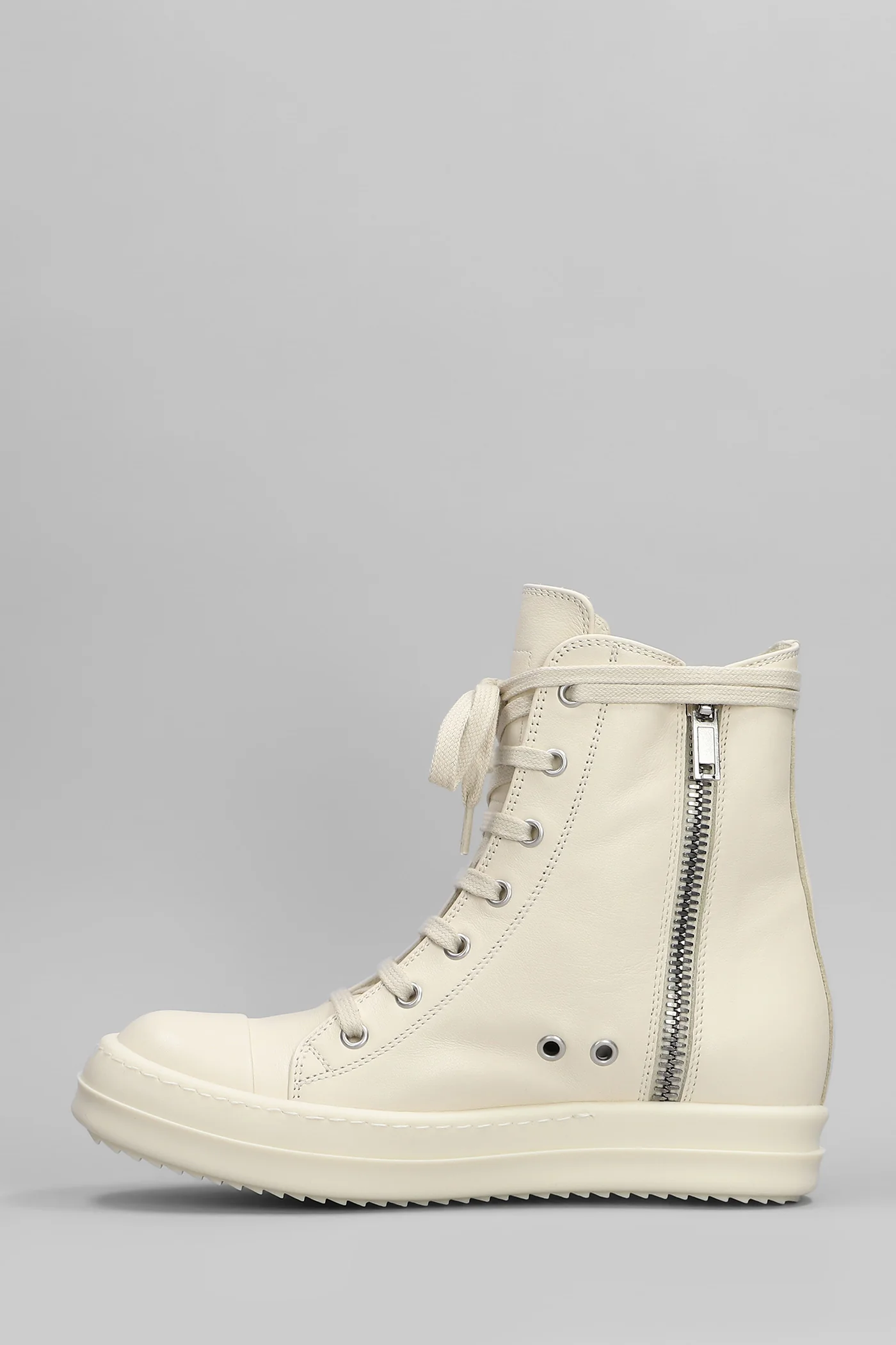 Sneakers Sneakers in beige leather - Image 3