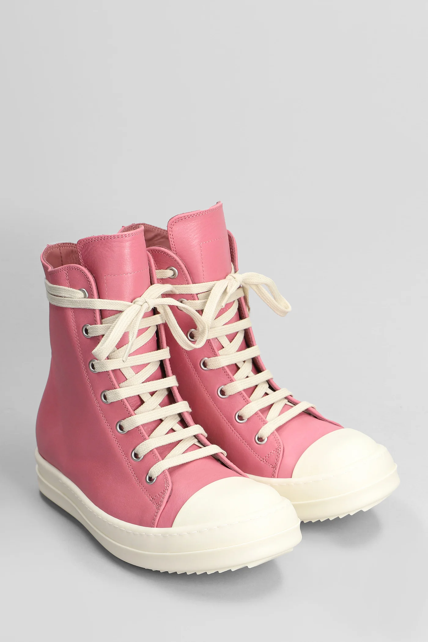 Sneakers Sneakers in rose-pink leather - Image 22