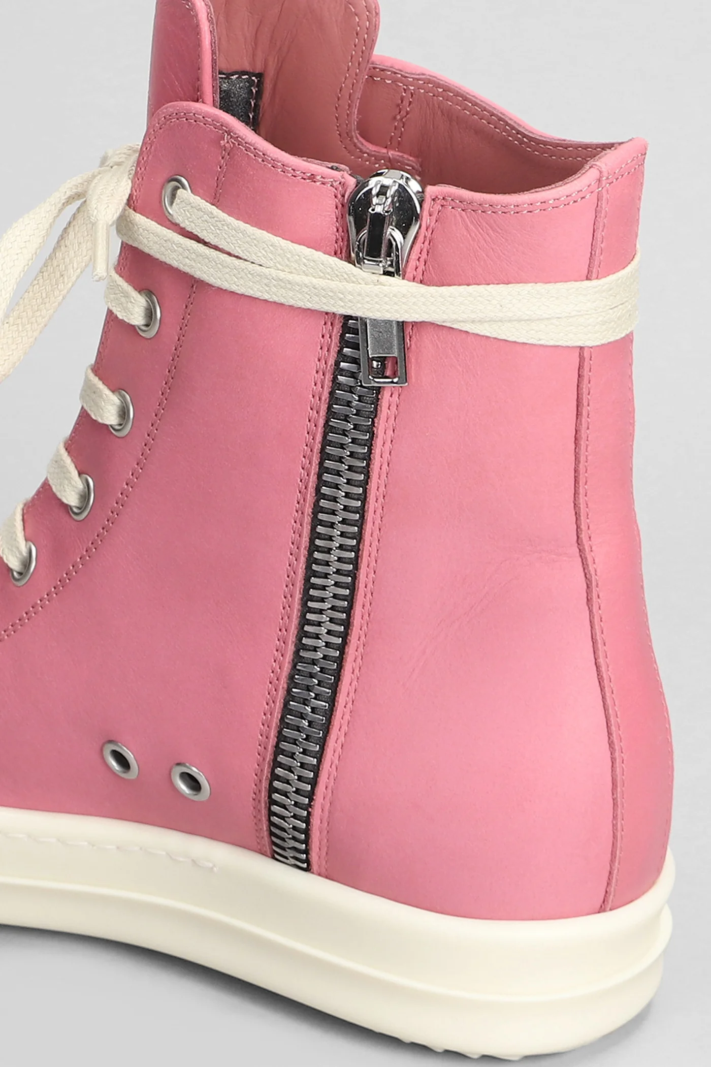 Sneakers Sneakers in rose-pink leather - Image 40