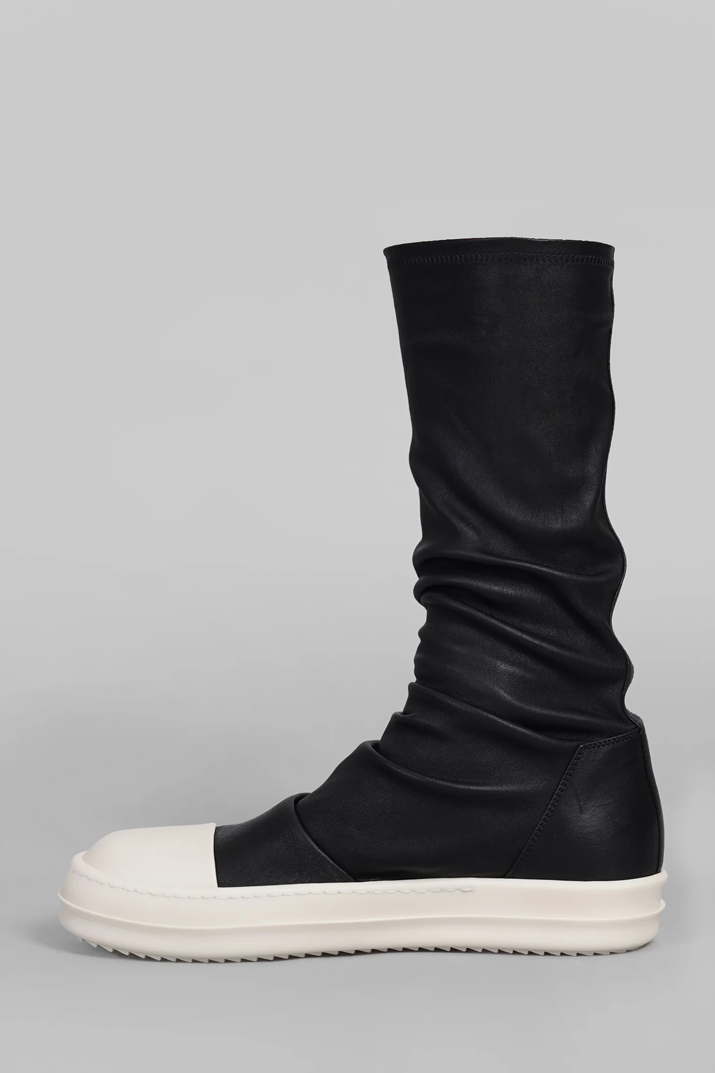 Sock sneak Sneakers in black leather - Image 3