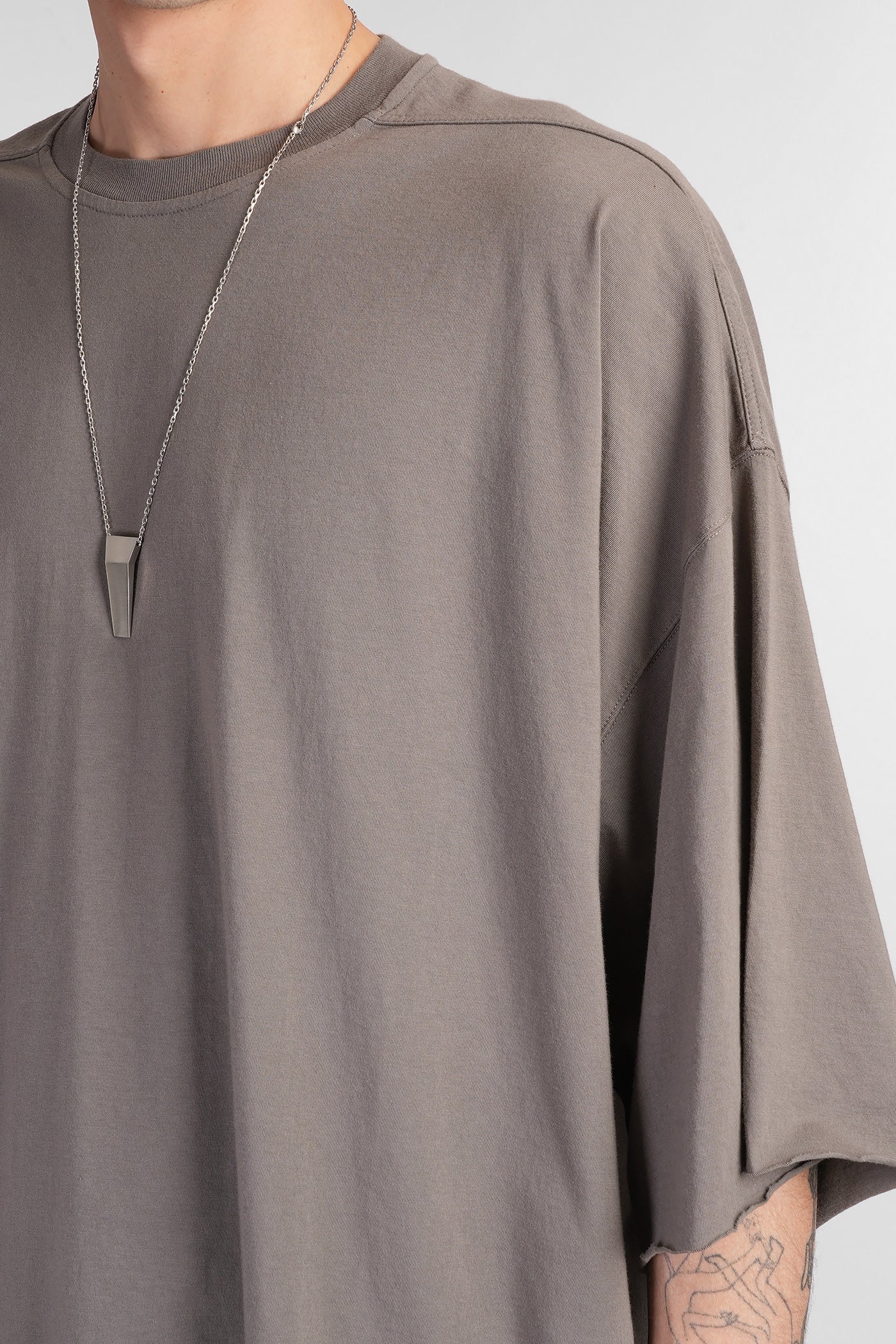 Tommy t T-Shirt in grey cotton - Image 5
