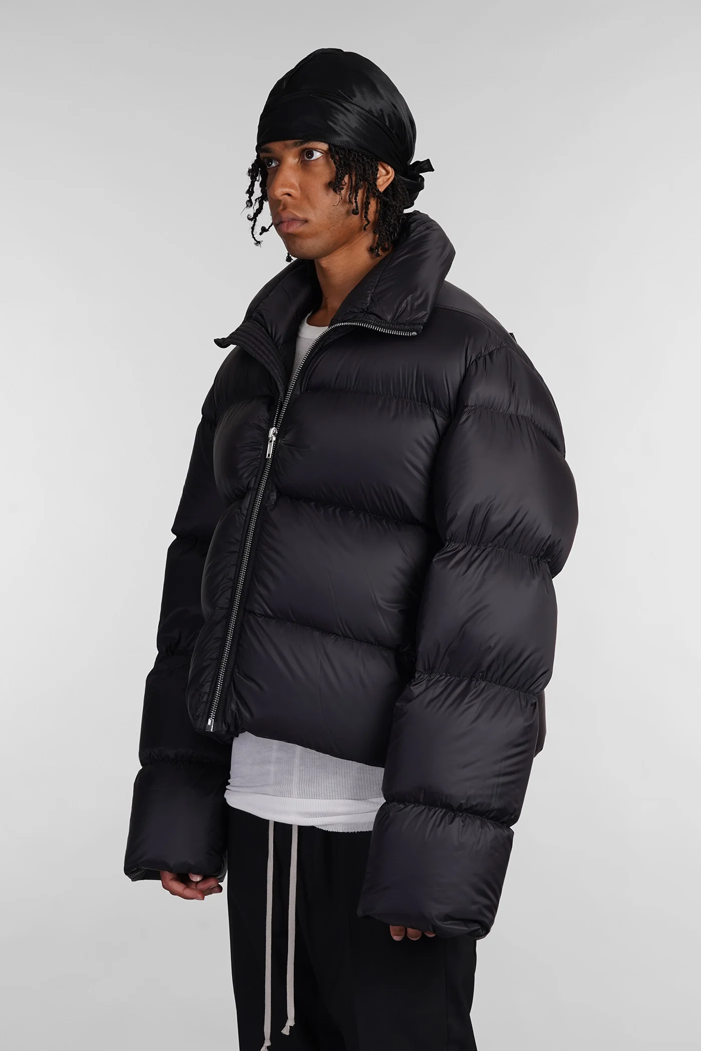 Turtle jkt puffer in black polyamide - Image 4
