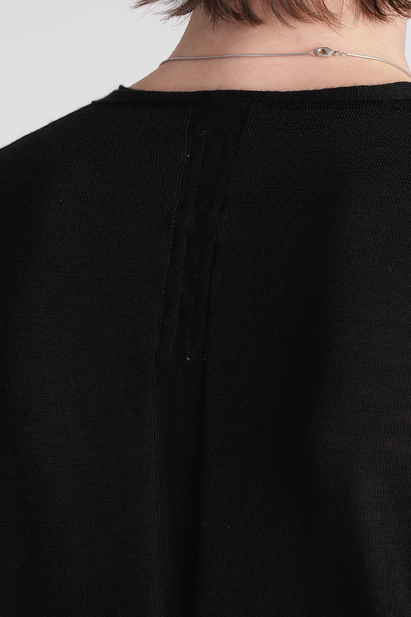 V neck pull Knitwear in black wool - Image 5
