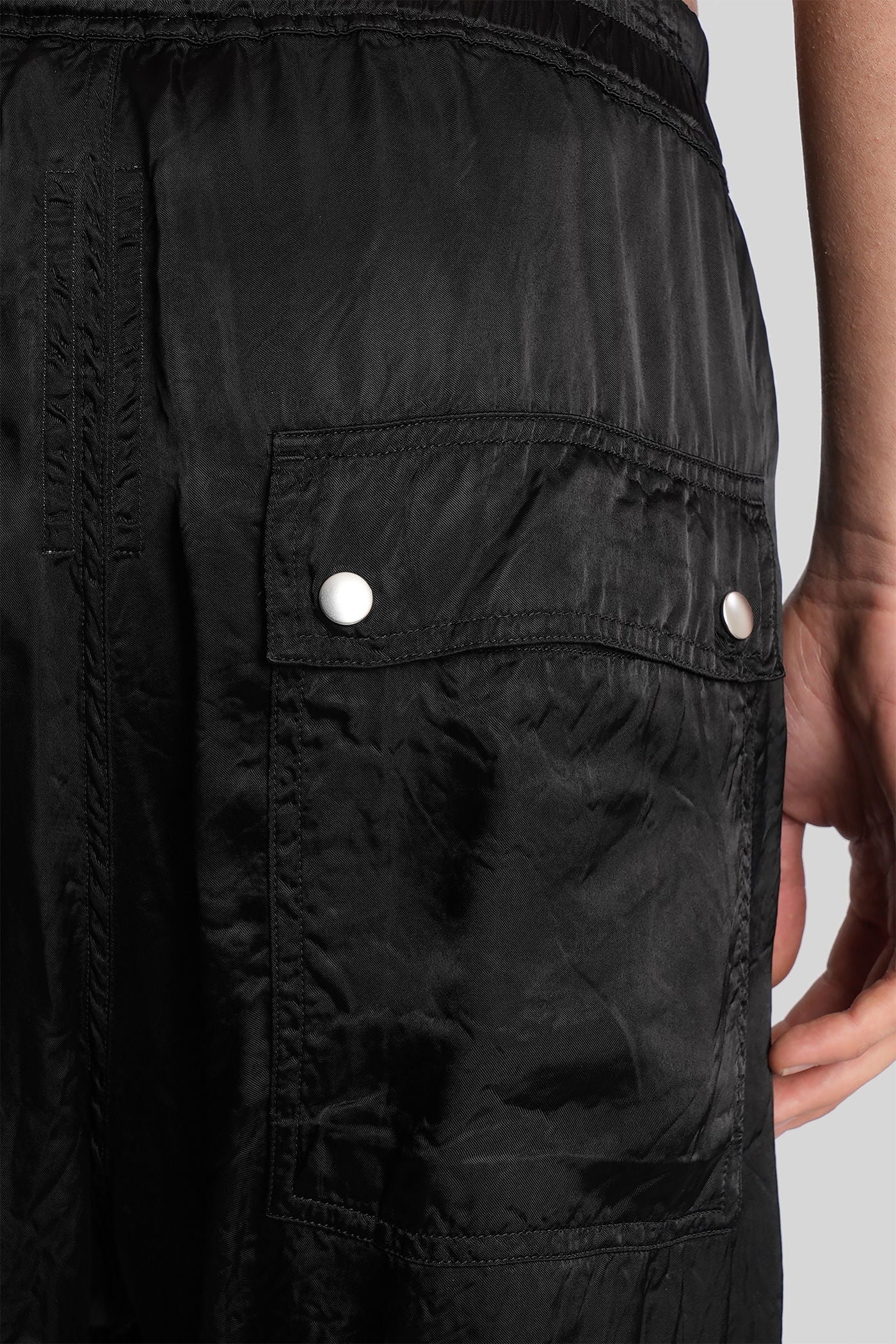 Wide bela pants Pants in black polyamide polyester - Image 5