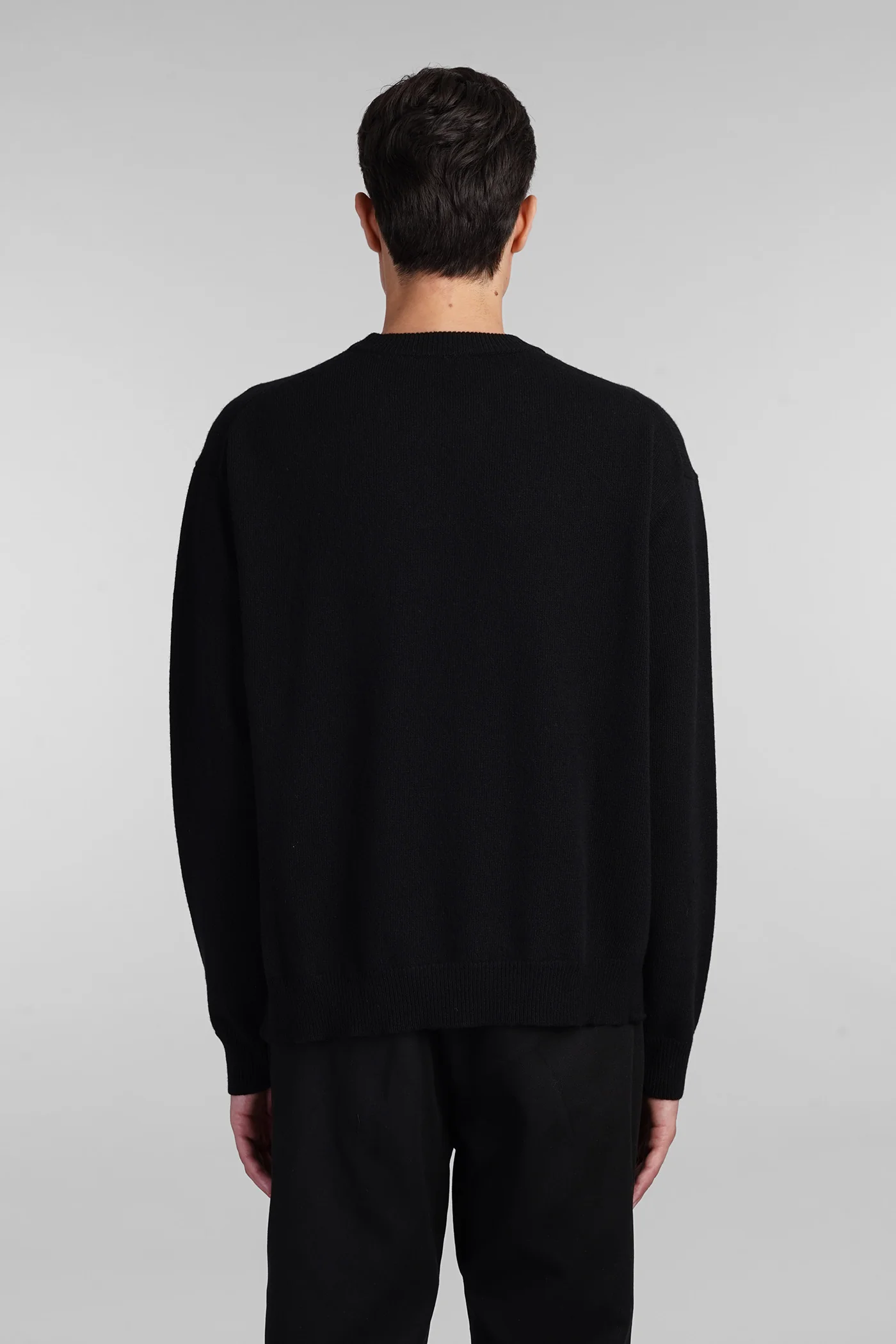 Knitwear in black wool - Image 3