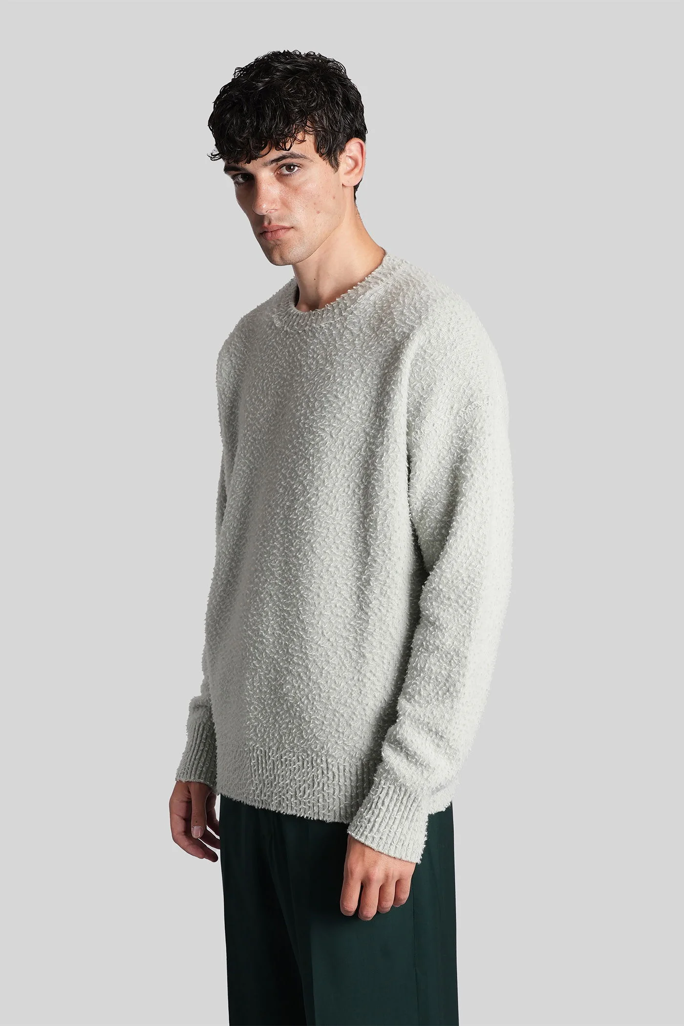 Knitwear in grey wool - Image 4