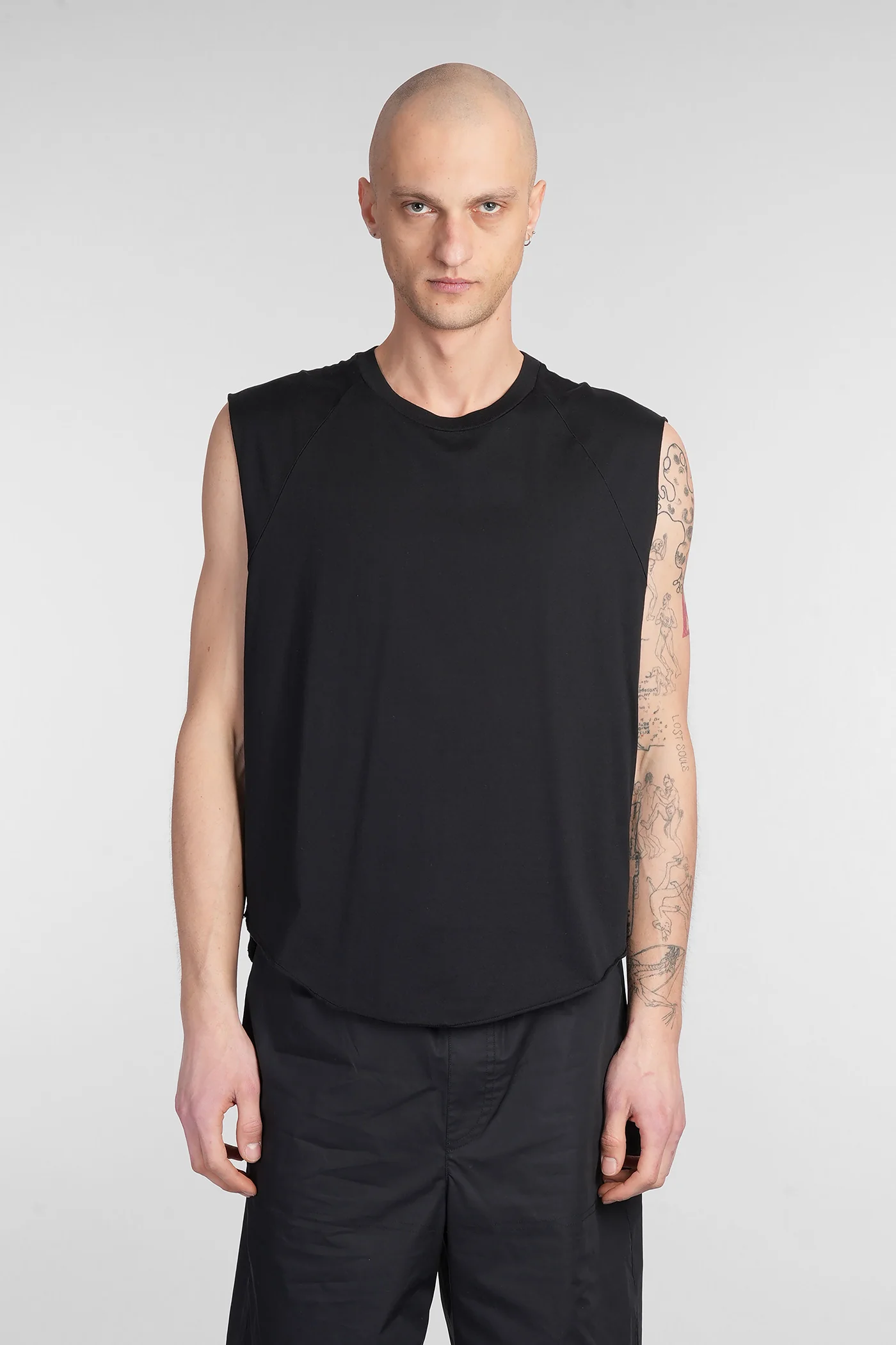 tank Top in black cotton