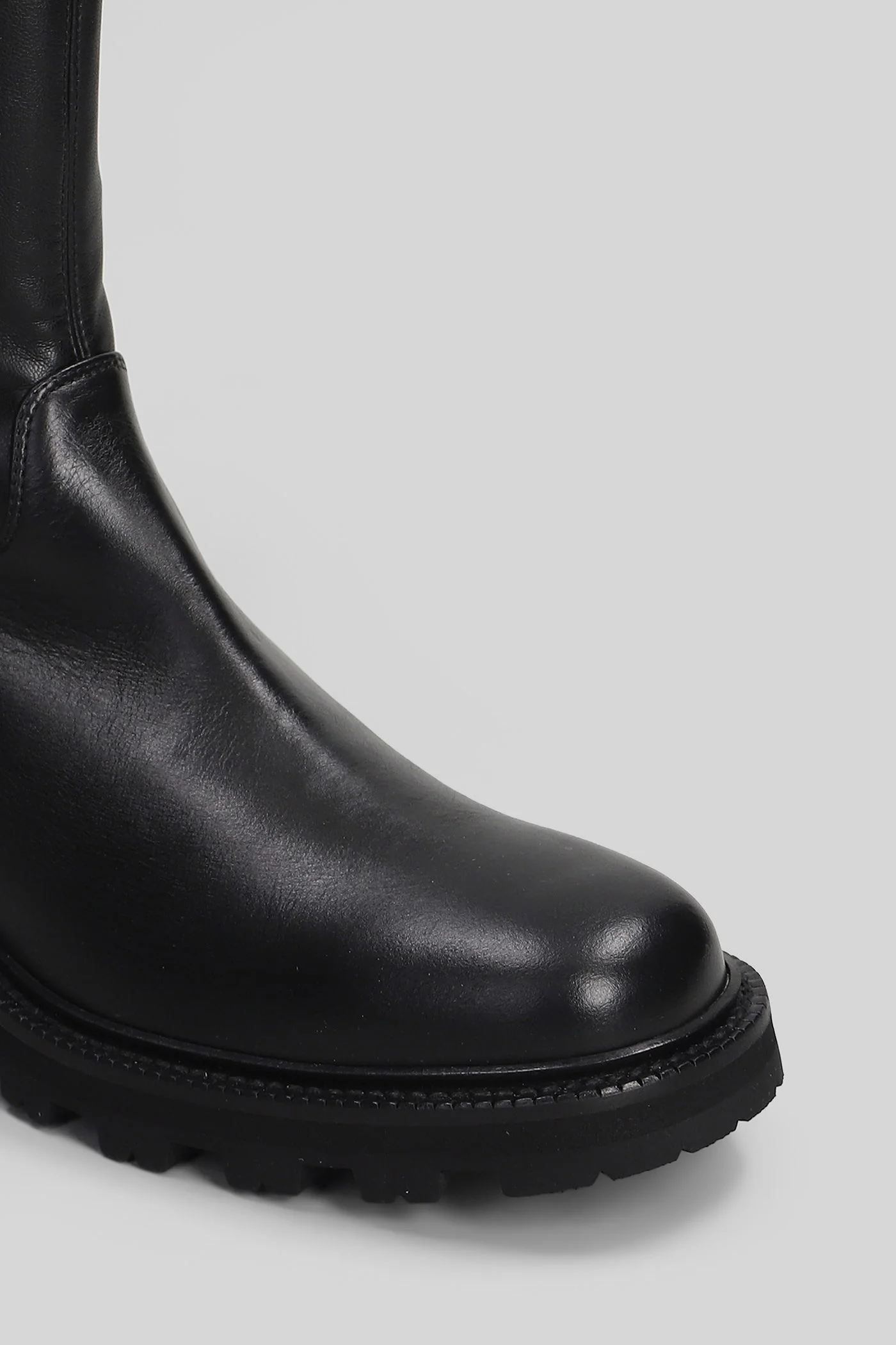 Anabel High heels Ankle boots in black leather - Image 5
