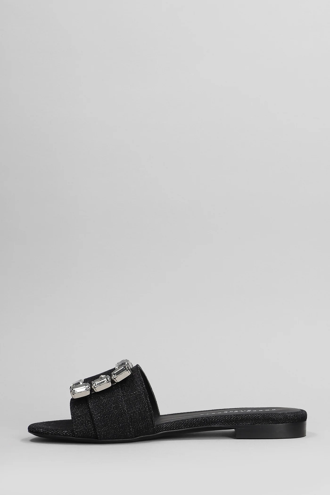 Fade Flats in black denim - Image 3