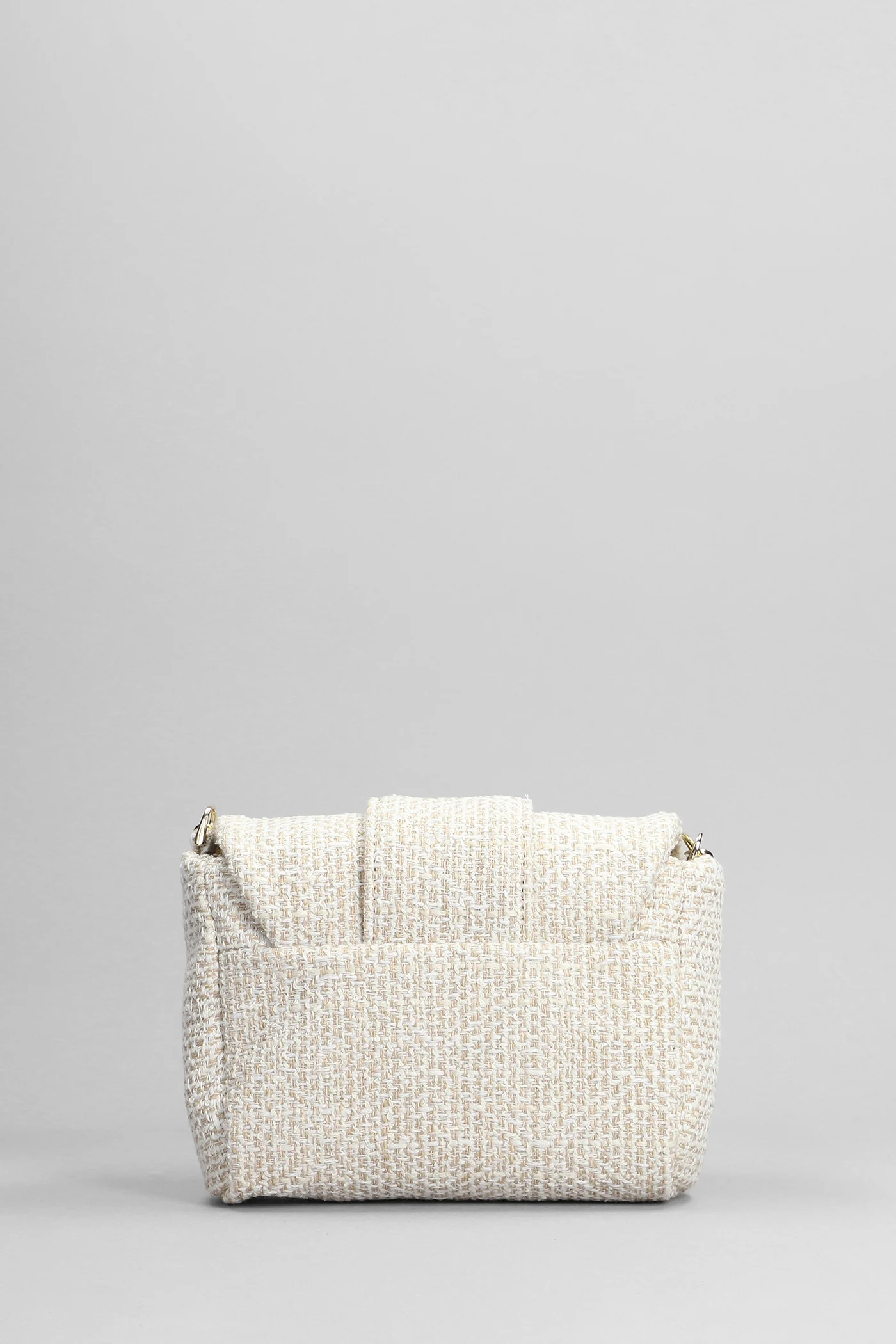 Gloria Shoulder bag in beige fabric - Image 3