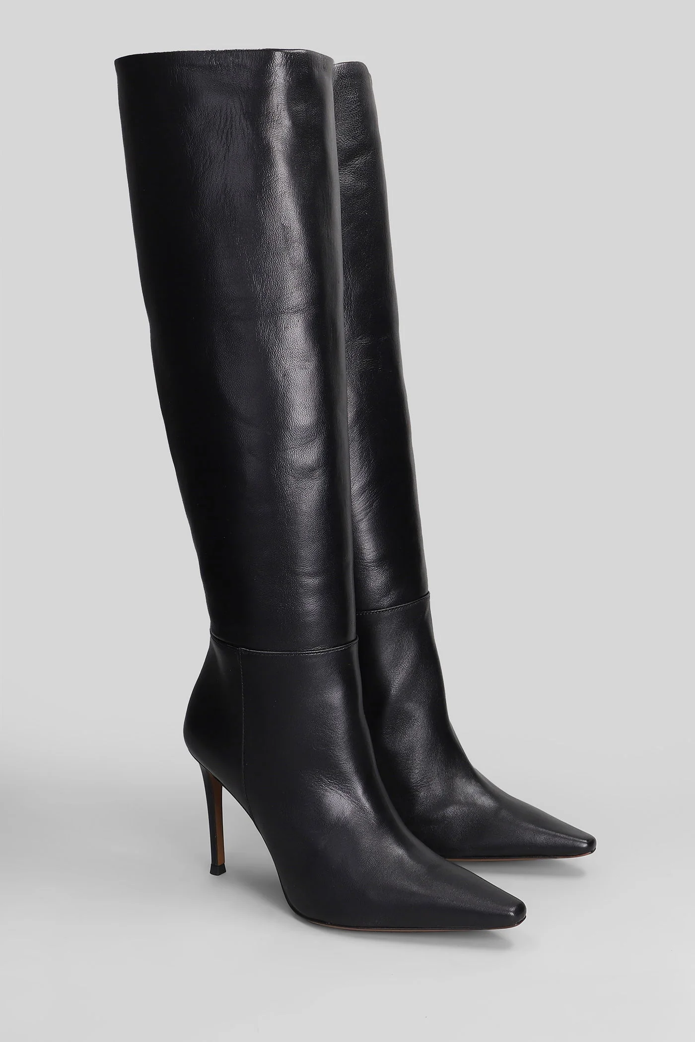 Klaria High heels boots in black leather - Image 2