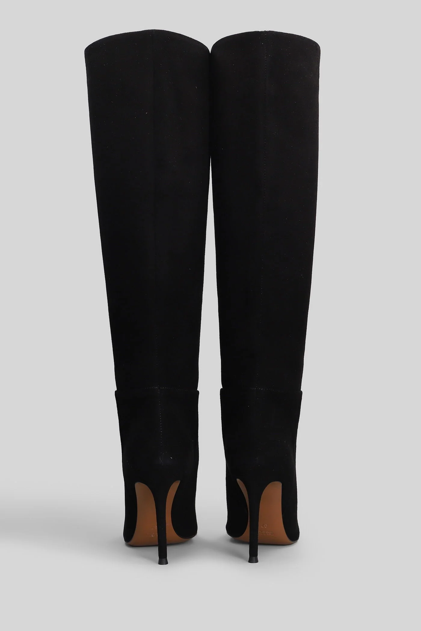 Klaria High heels boots in black suede - Image 4