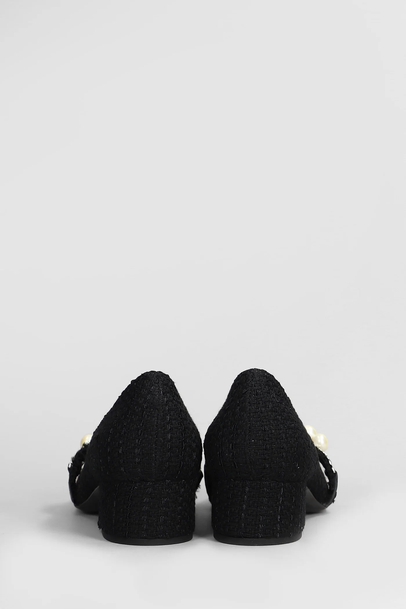 Liana Pumps in black wool - Image 4