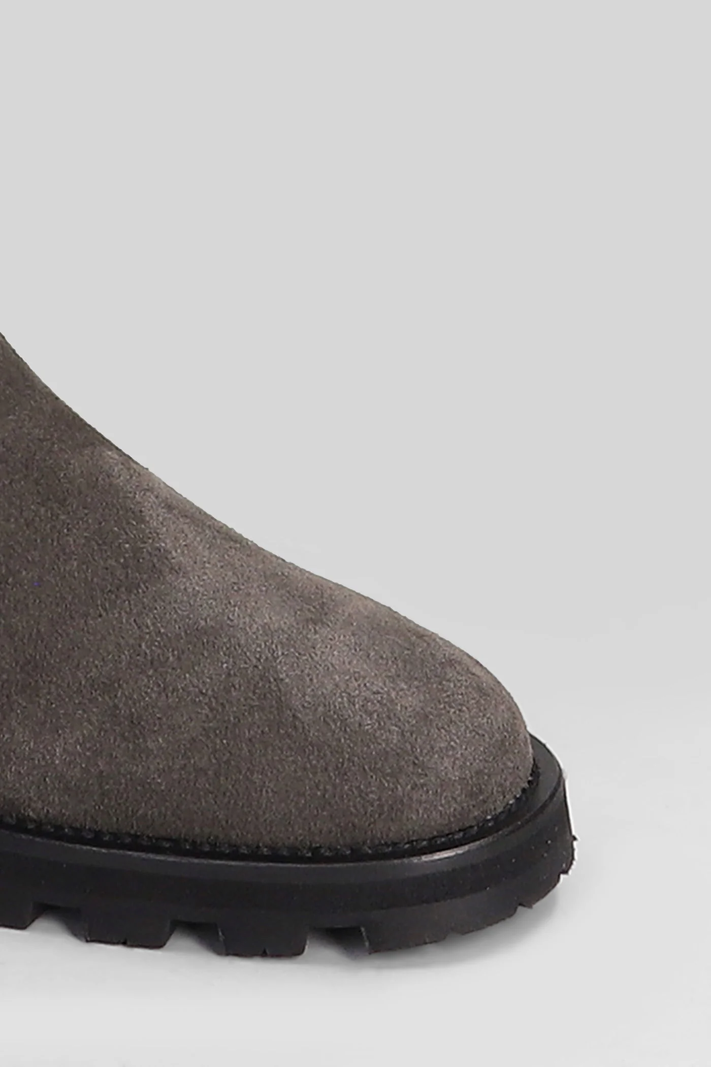 Luz low heels boots in dark brown suede - Image 5