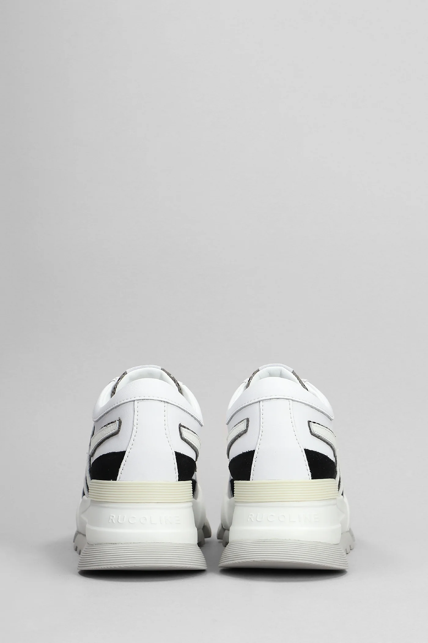 Aki Sneakers in white leather - Image 4