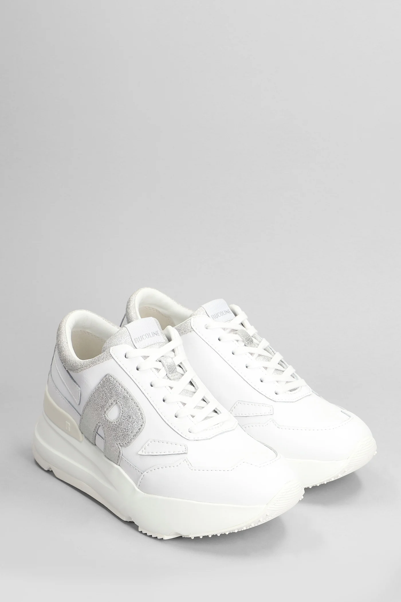R-Evolve Sneakers in white leather - Image 2