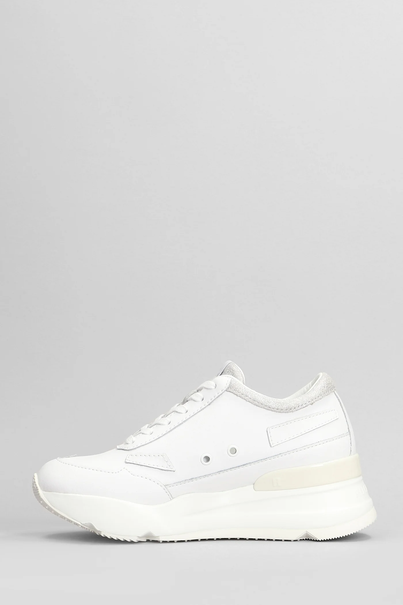 R-Evolve Sneakers in white leather - Image 3