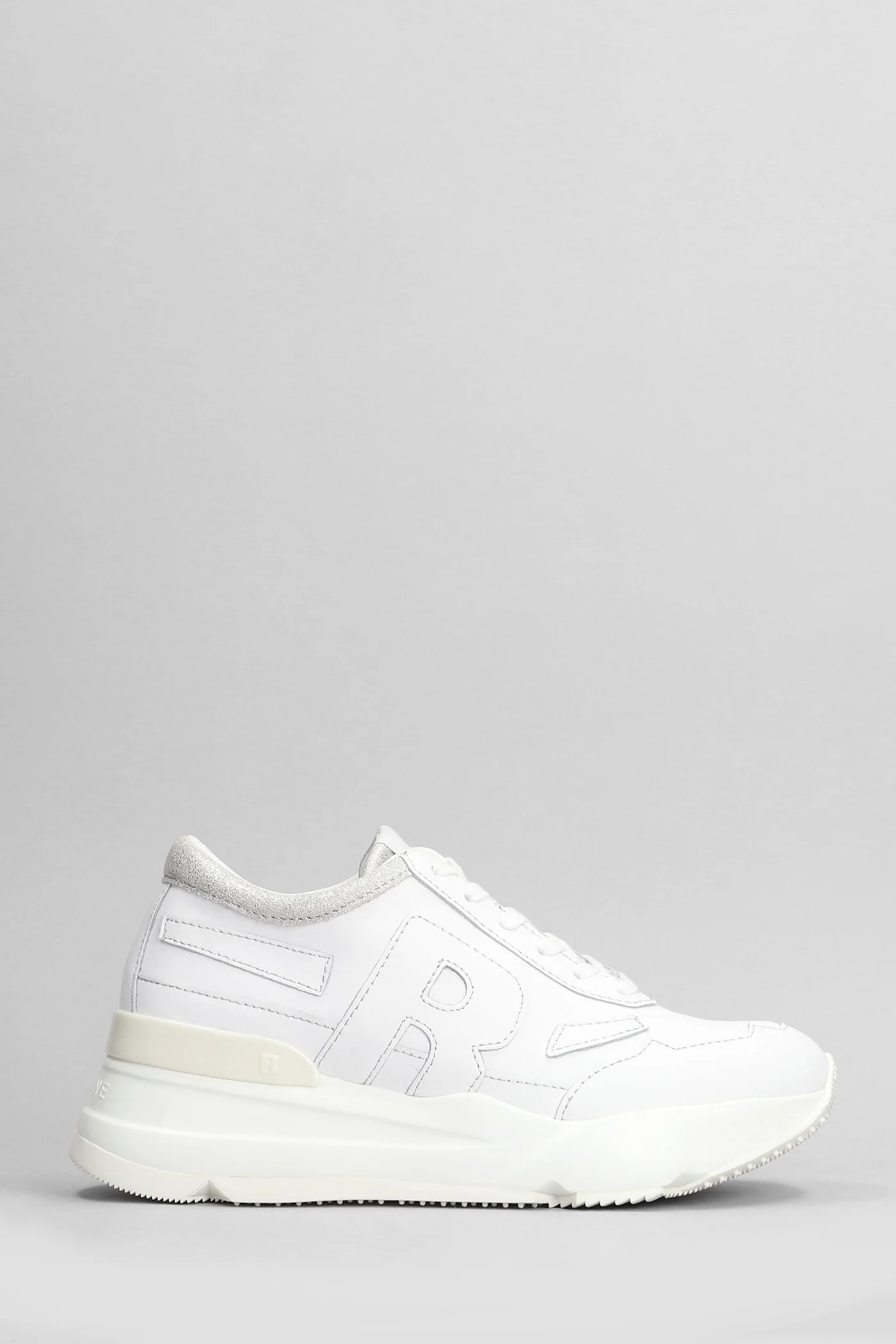 R-Evolve Sneakers in white leather