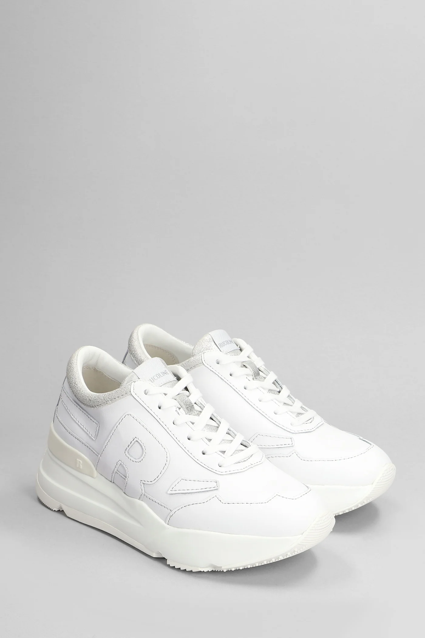 R-Evolve Sneakers in white leather - Image 2