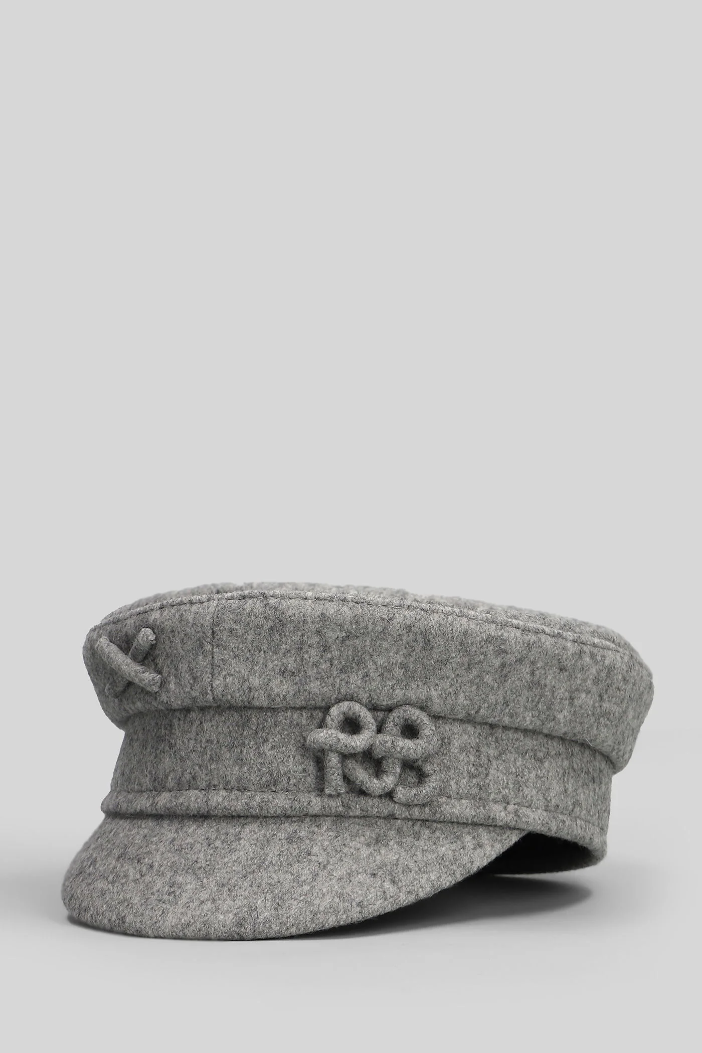 Boy Cap Hats in grey wool - Image 2