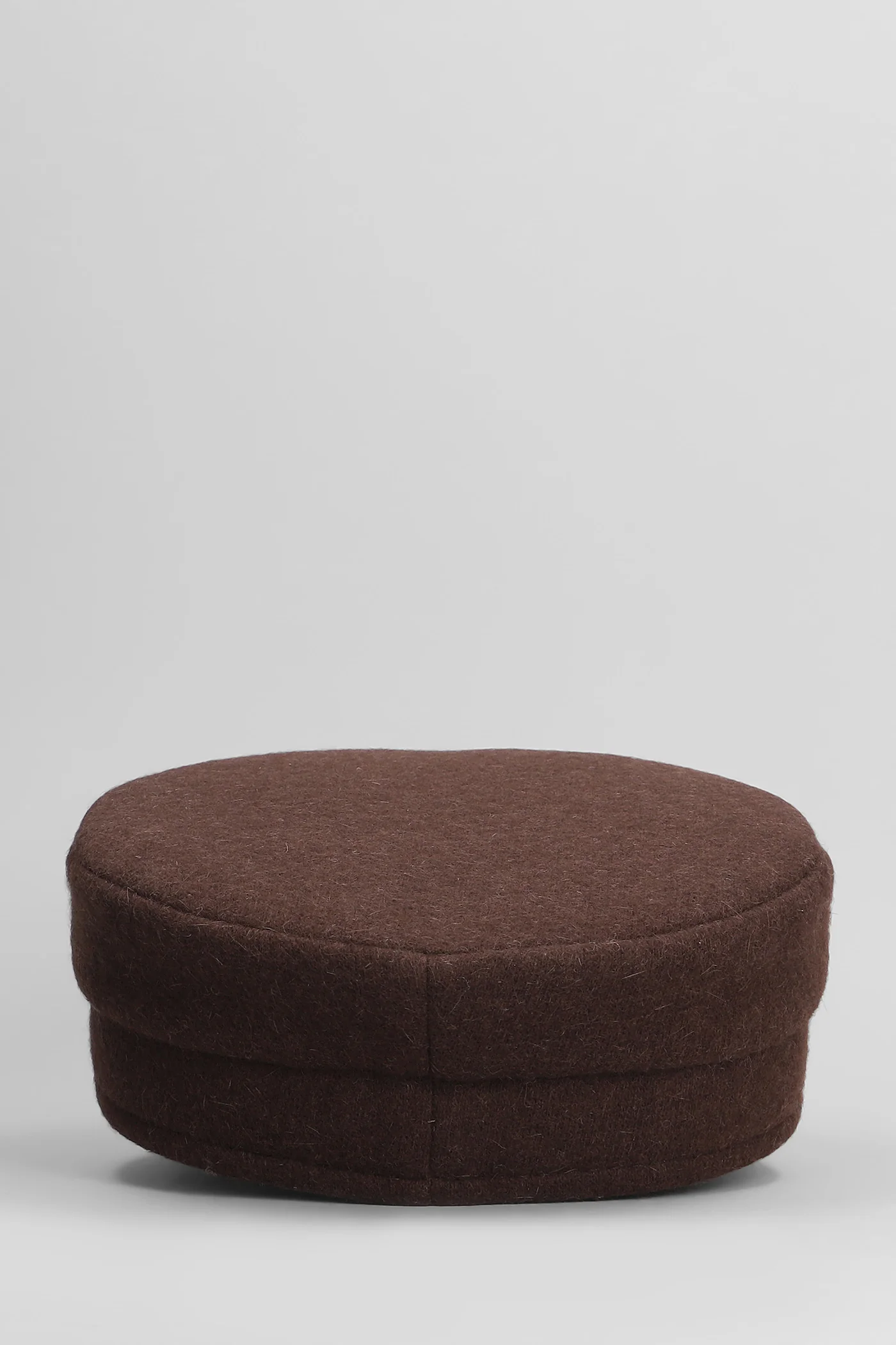 Logo-Embellished Hats in brown wool - Image 3