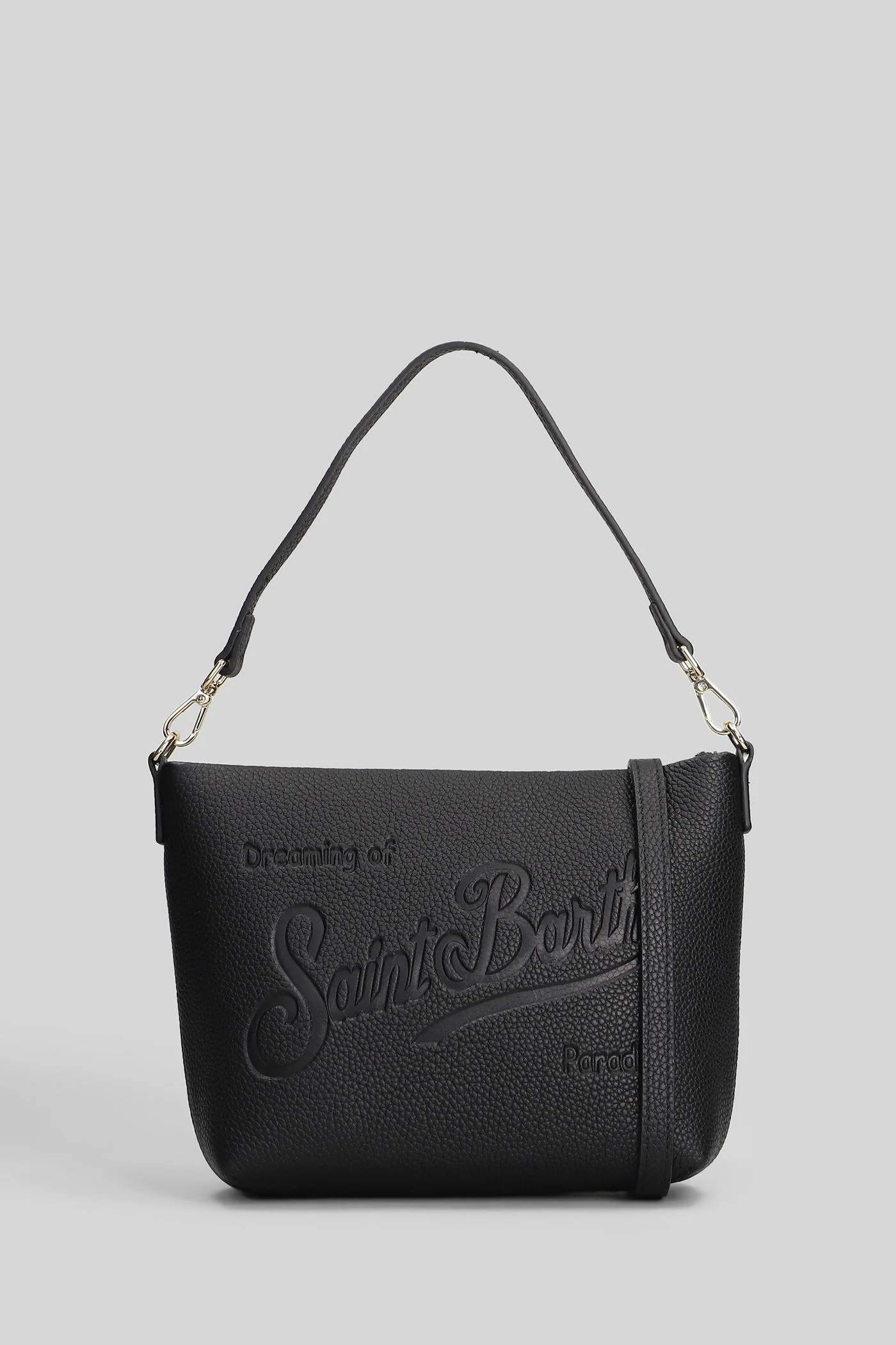 Aline bag Clutch in black leather