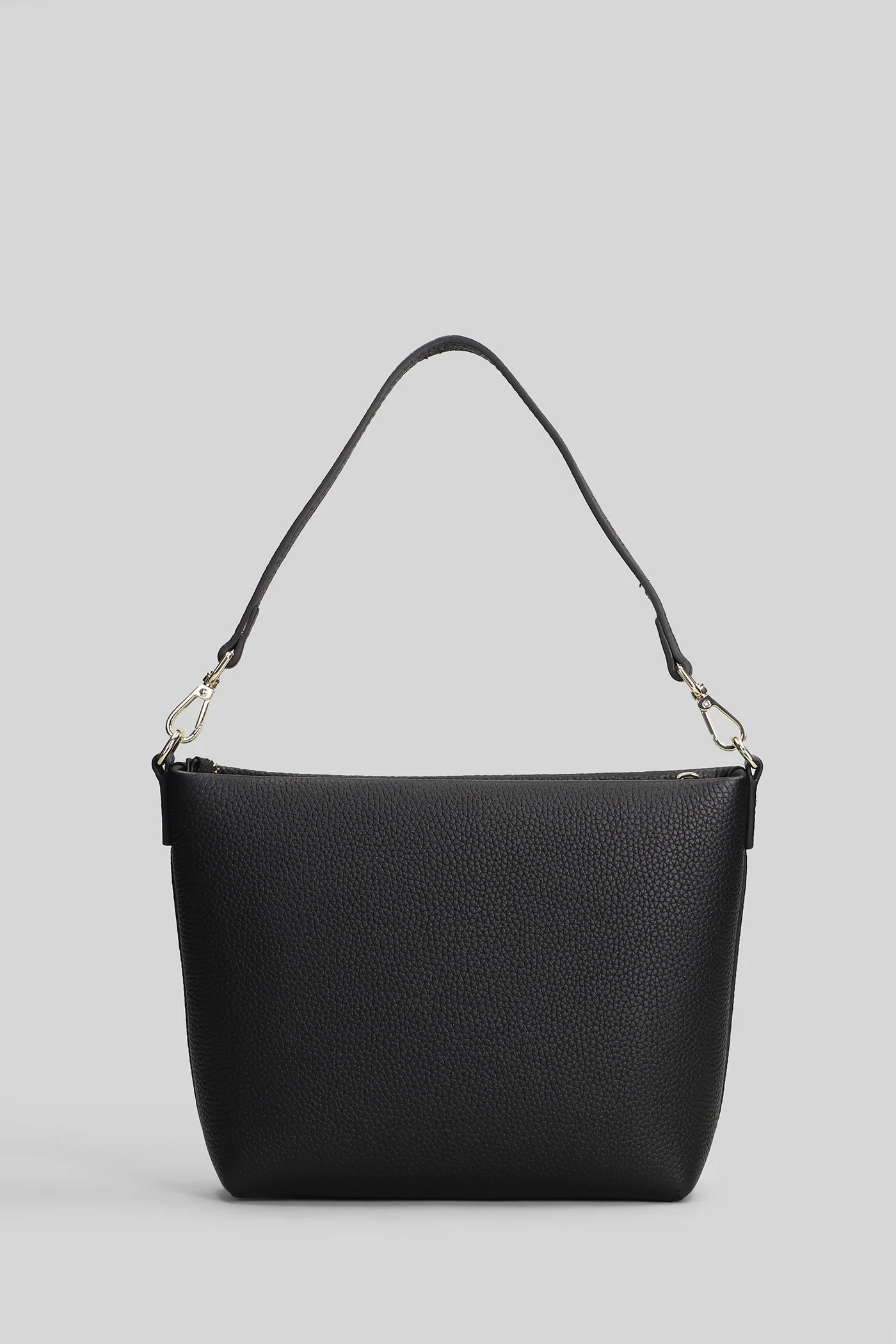 Aline bag Clutch in black leather - Image 3