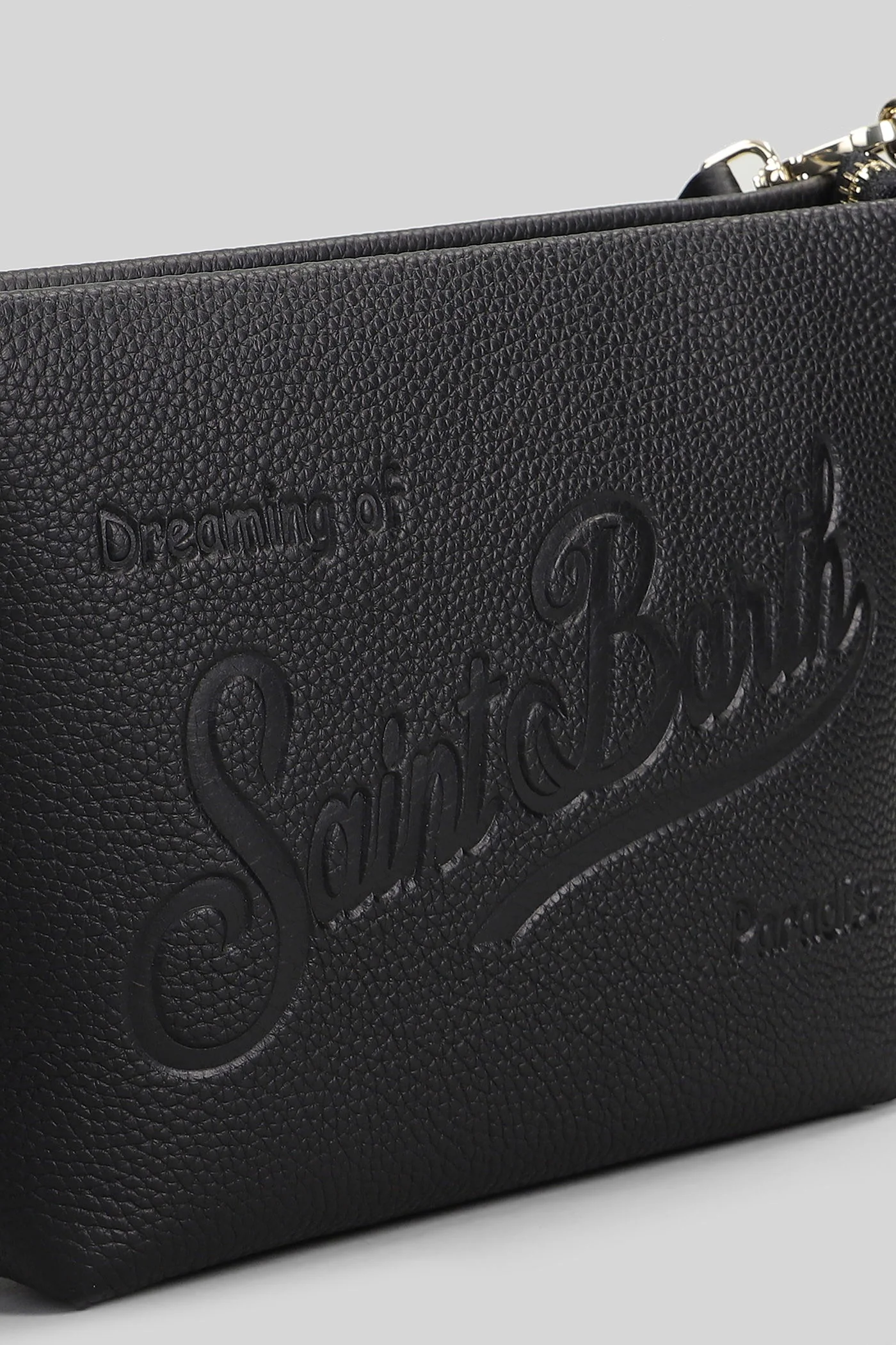 Aline bag Clutch in black leather - Image 4