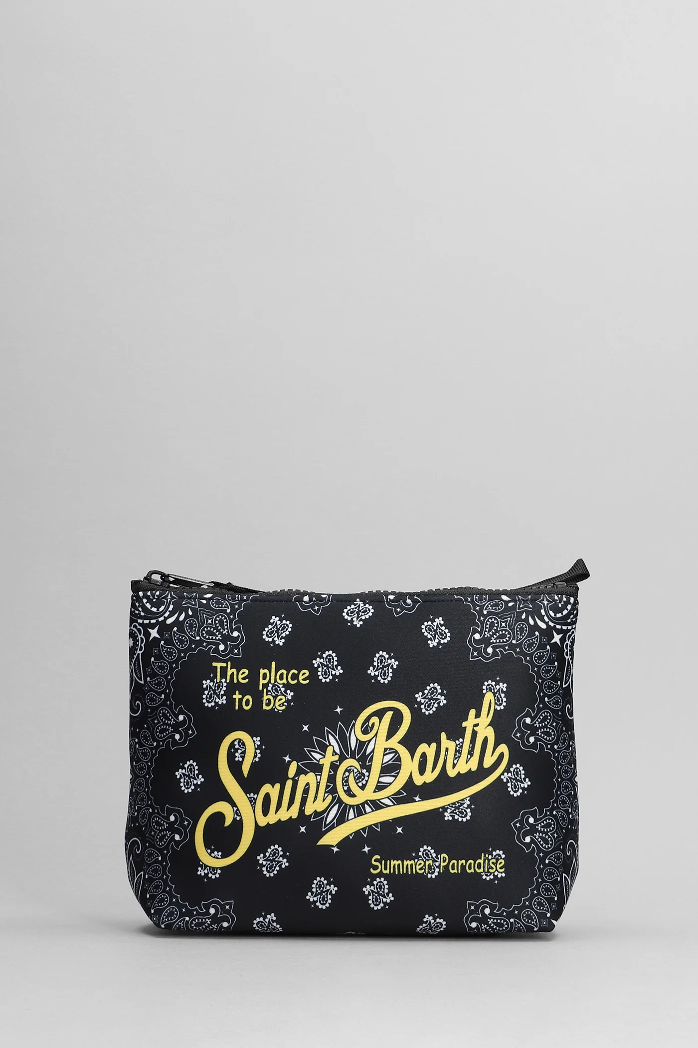 Aline Clutch in black Neoprene