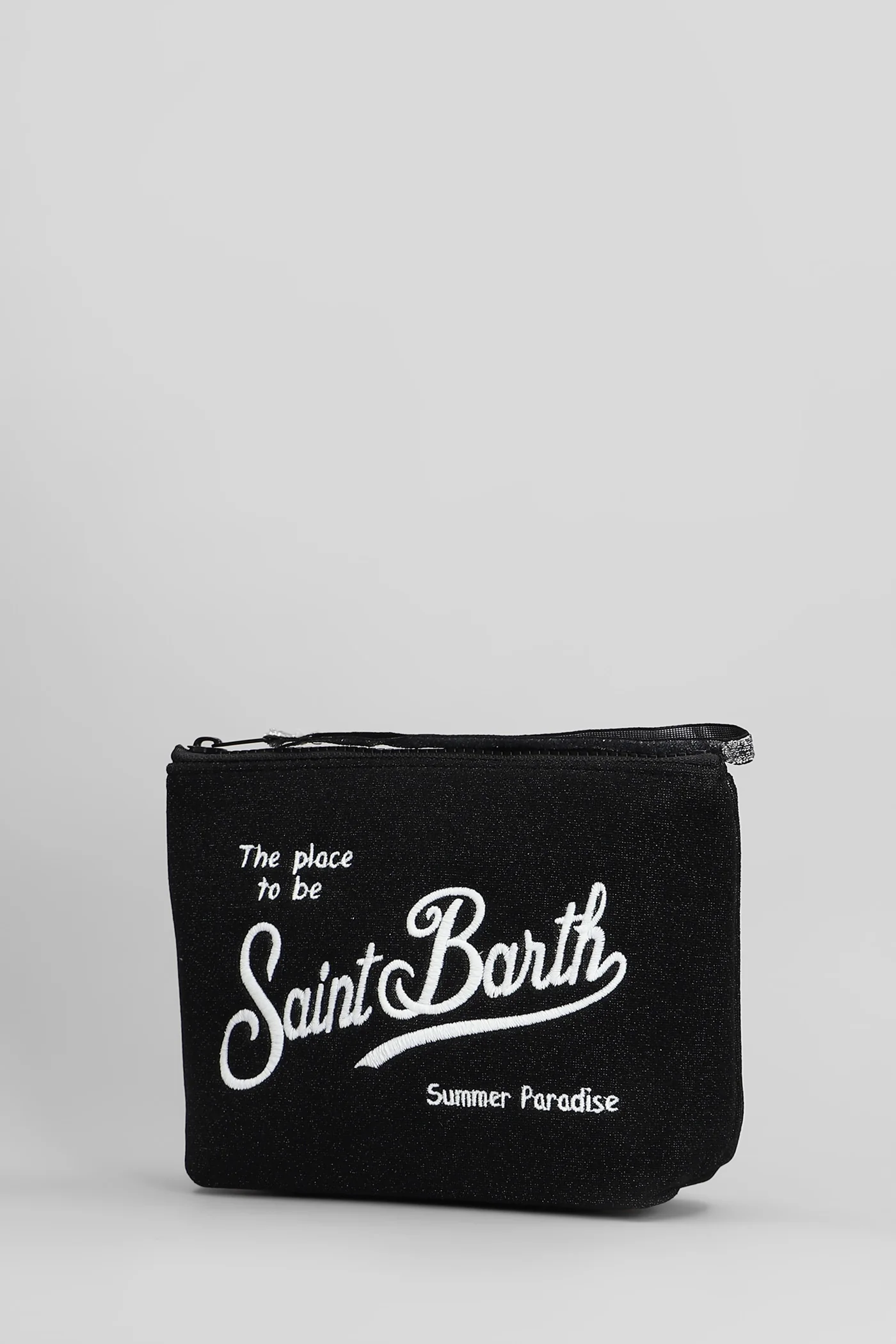 Aline Clutch in black polyester - Image 2