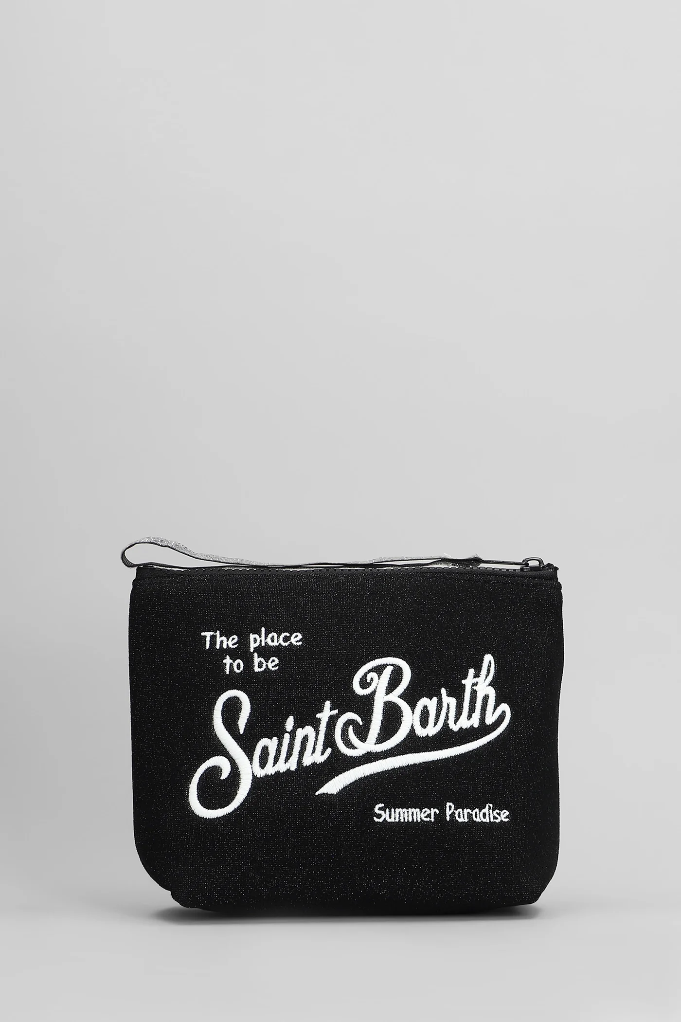 Aline Clutch in black polyester - Image 3
