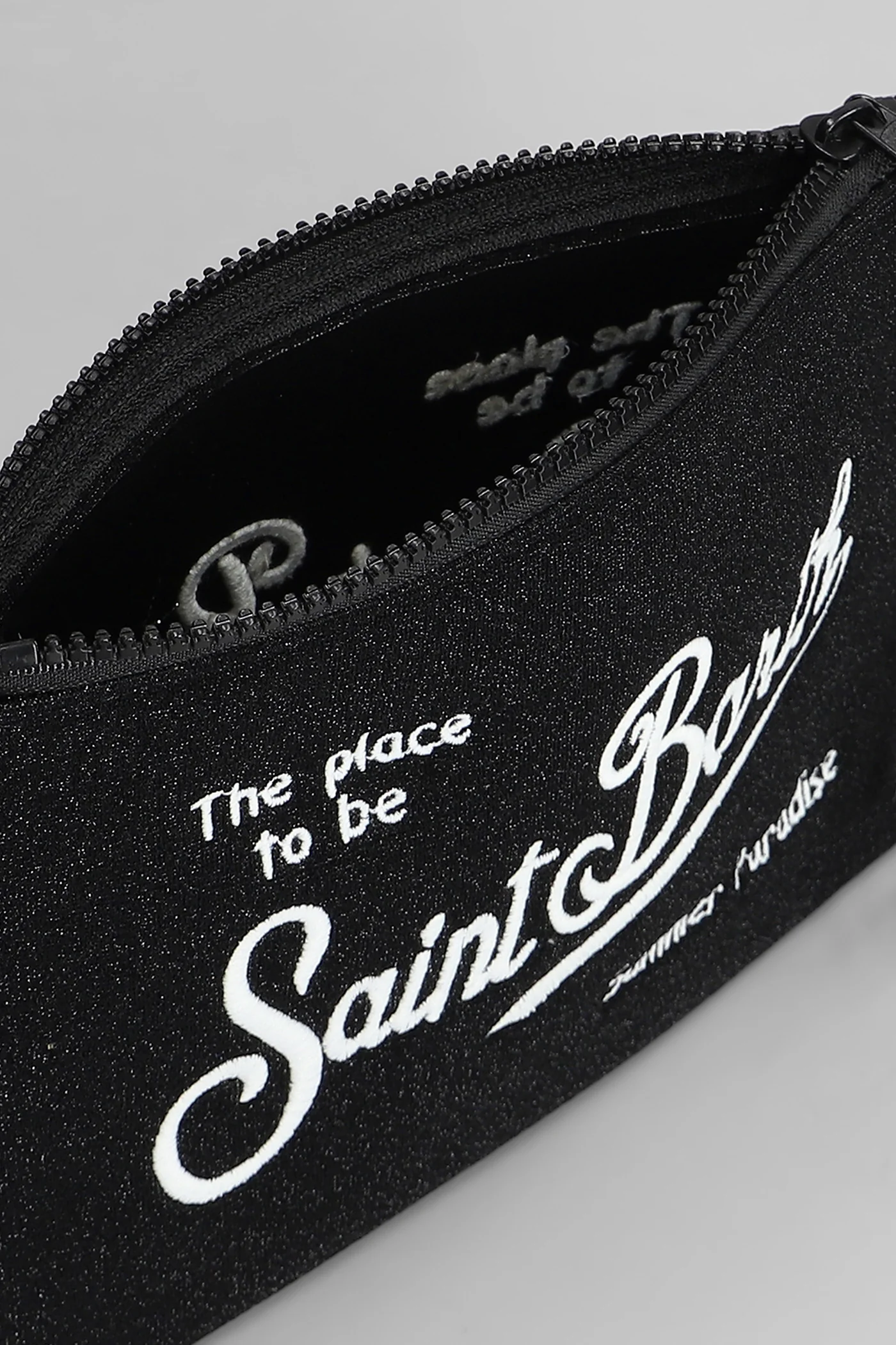 Aline Clutch in black polyester - Image 4