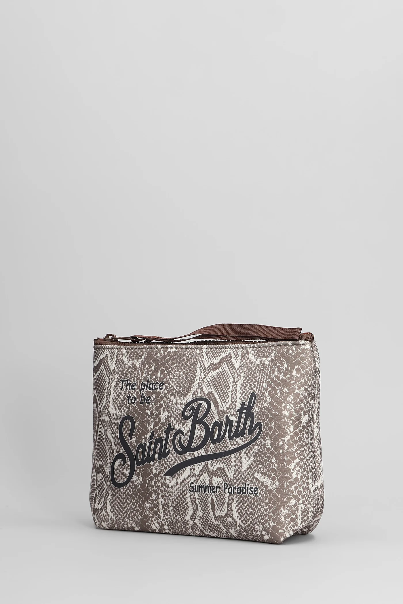 Aline Clutch in brown polyester - Image 2