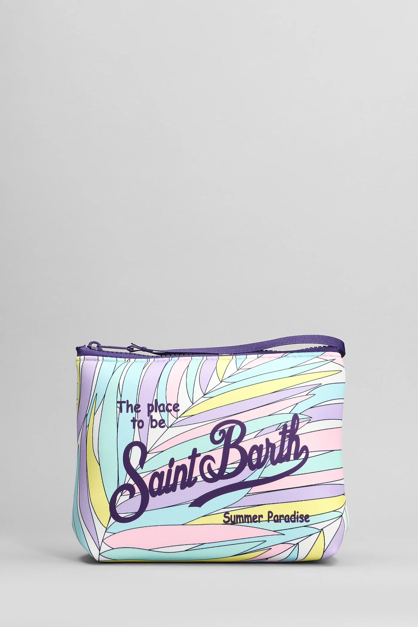 Aline Clutch in multicolor polyester