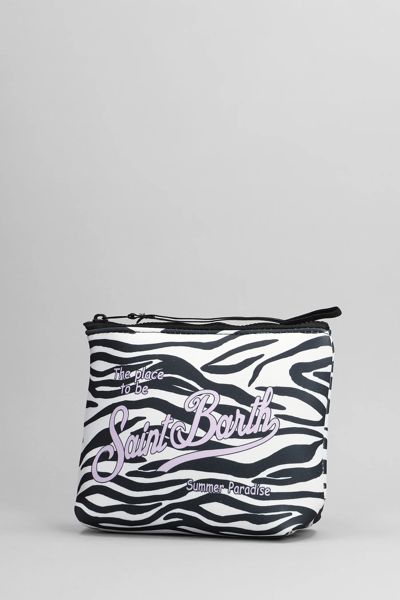 Aline Clutch in white polyester - Image 2