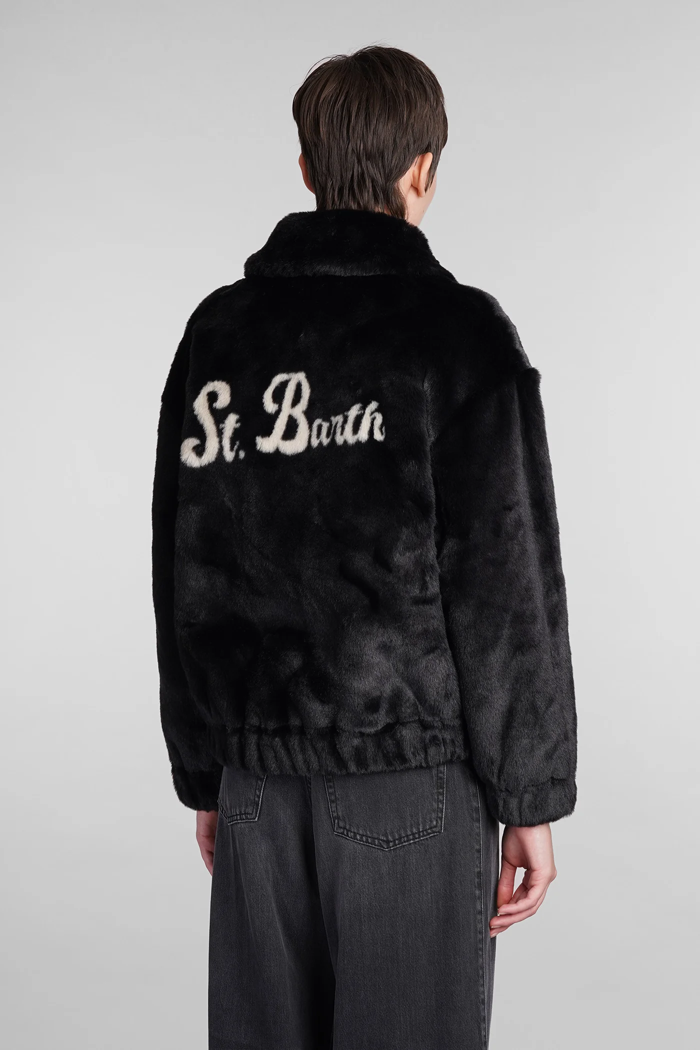 Aveline Fur & Shearling in black acrylic - Image 3