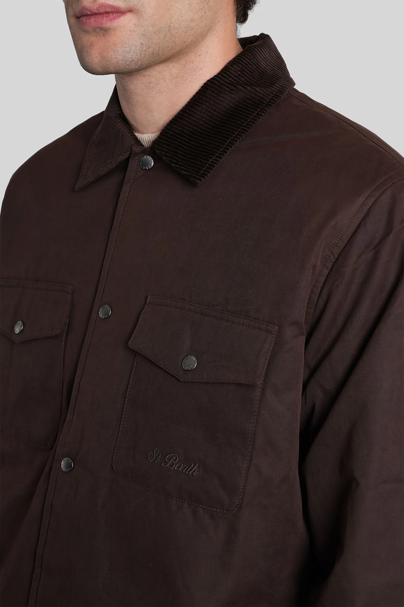 Bexley wax Casual jacket in brown polyester - Image 5