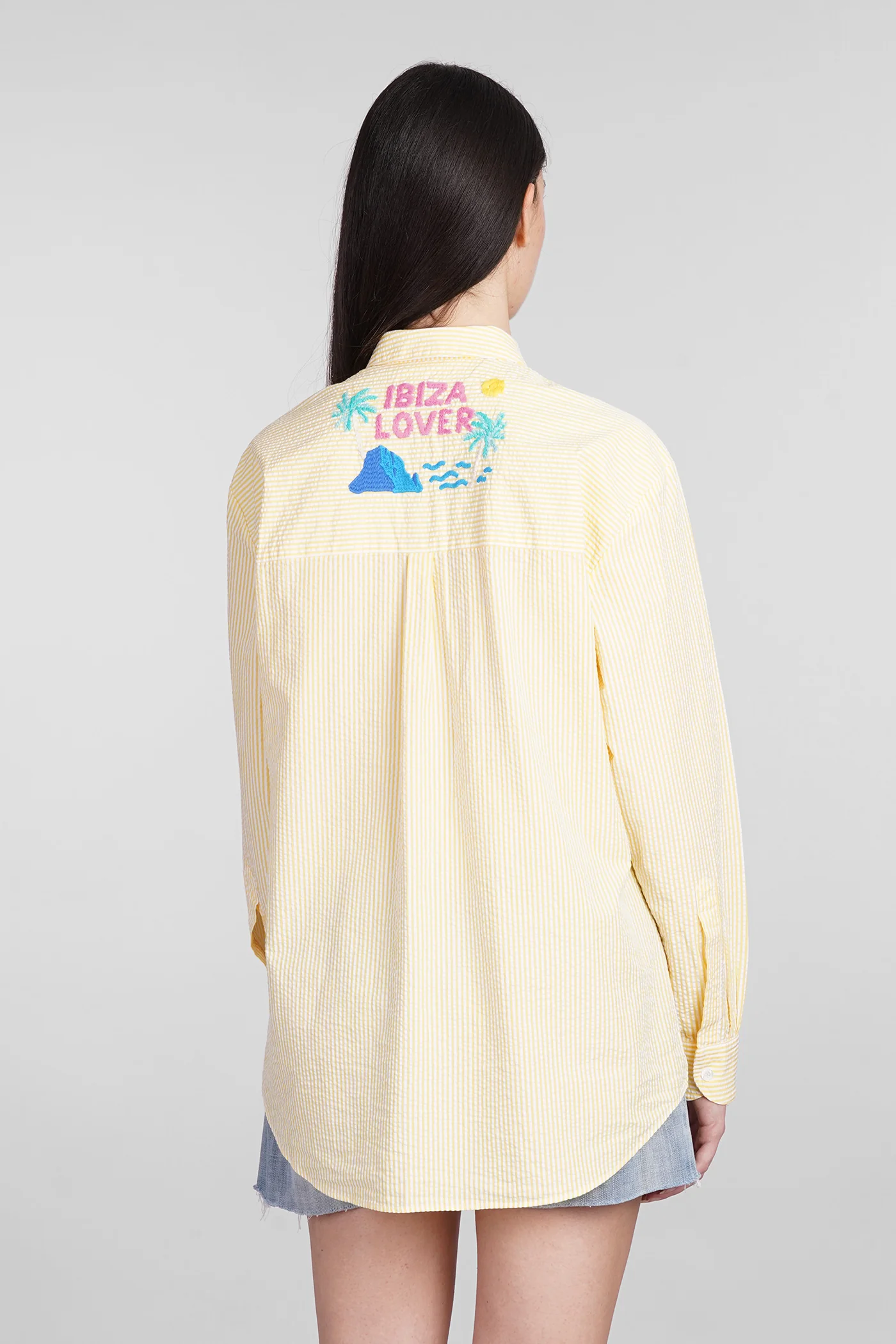 Brigitte embry Shirt in yellow viscose - Image 3